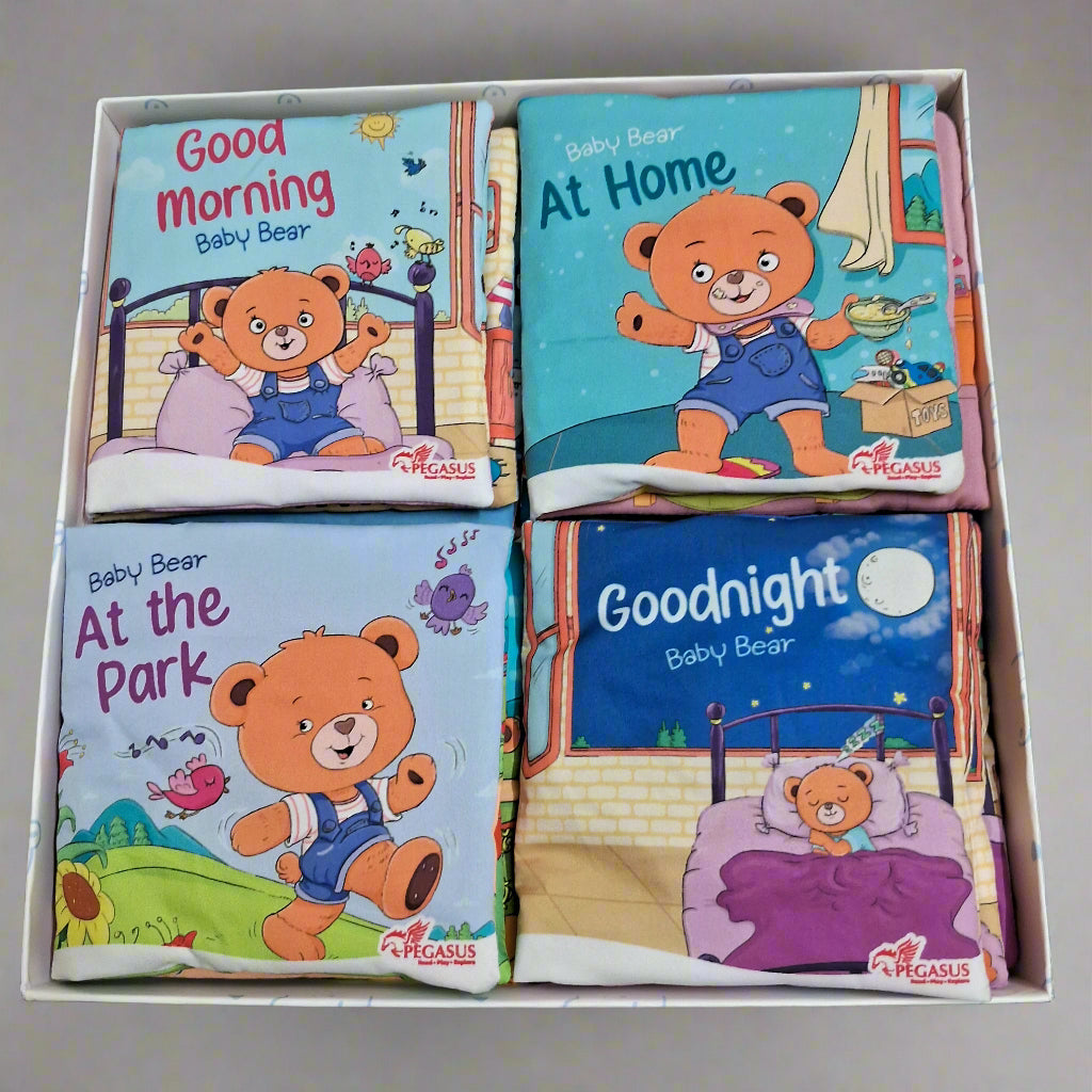 Baby Bear's Day Out ( Set Of 4 Cloth Books)