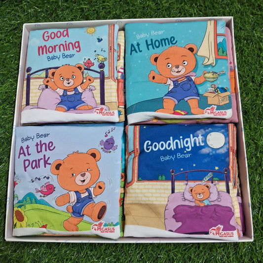 Baby Bear's Day Out ( Set Of 4 Cloth Books)