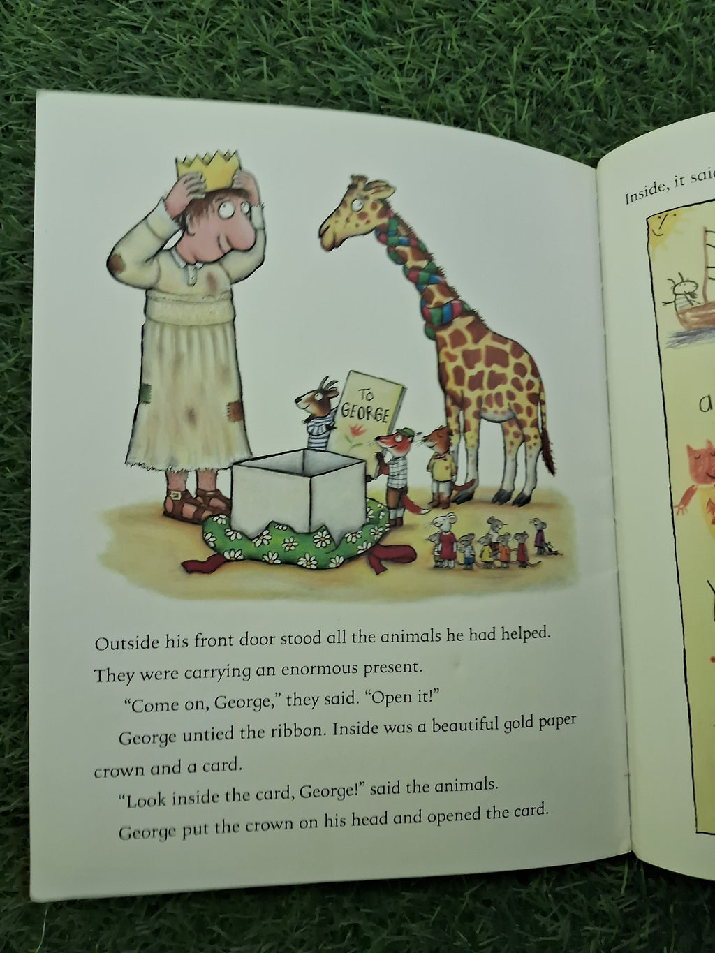 Book of THE SMARTEST GIANT IN TOWN -  Very Good Condition Paperback