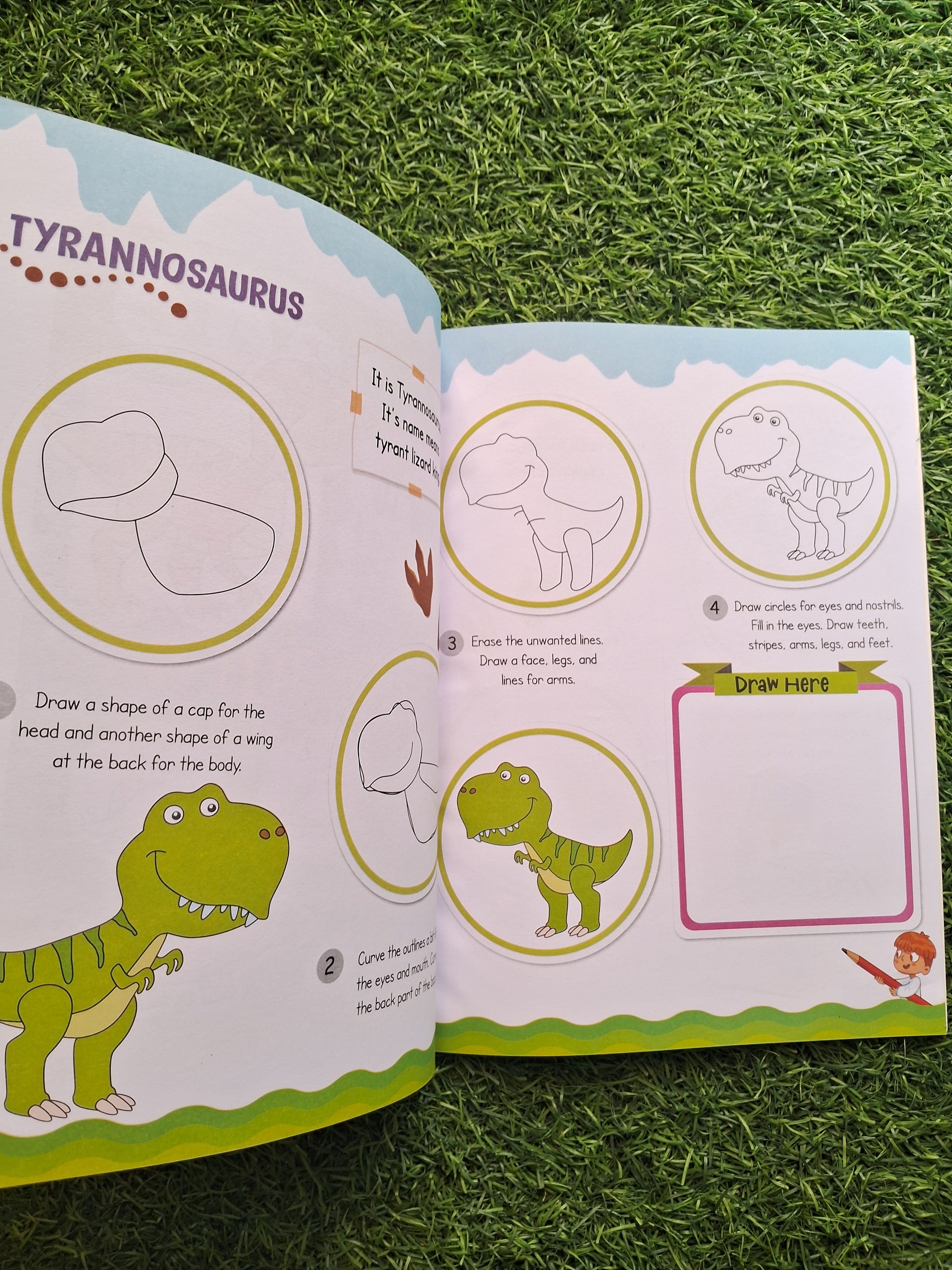 Step By Step How To Draw - Dinosaurs