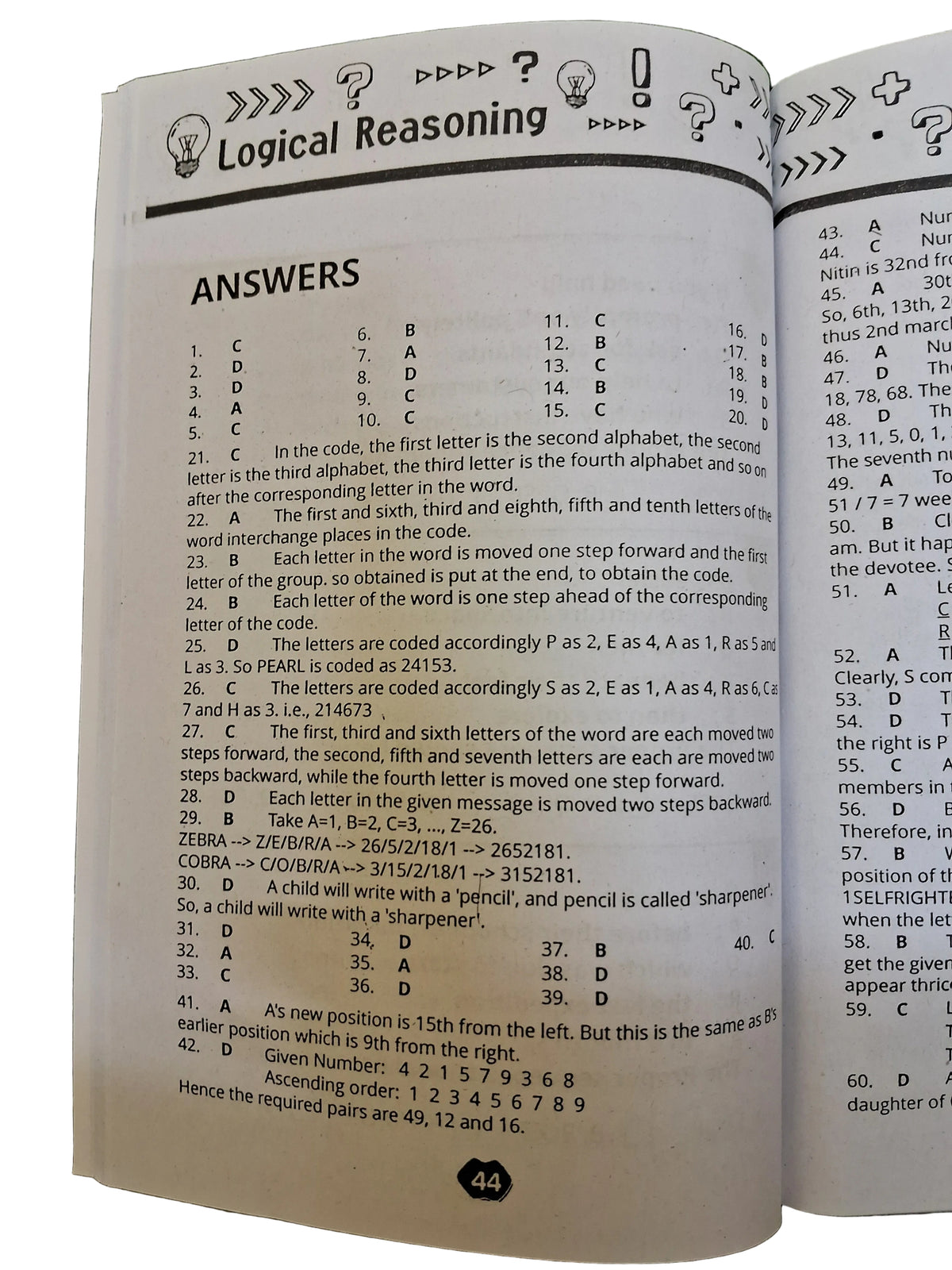 Logical reasoning Book