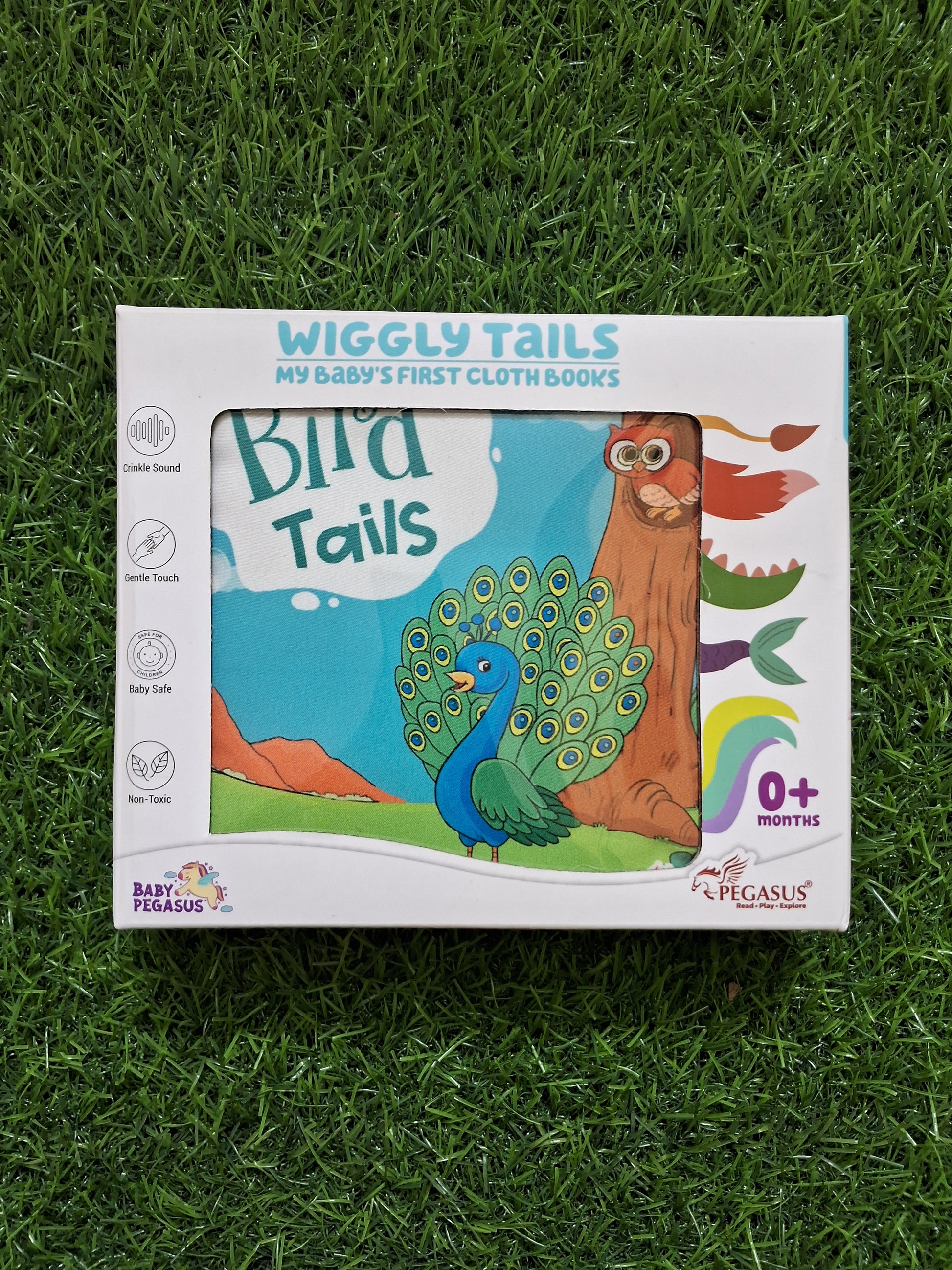 MY BABYS FIRST CLOTH BOOKS - BIRD TAILS