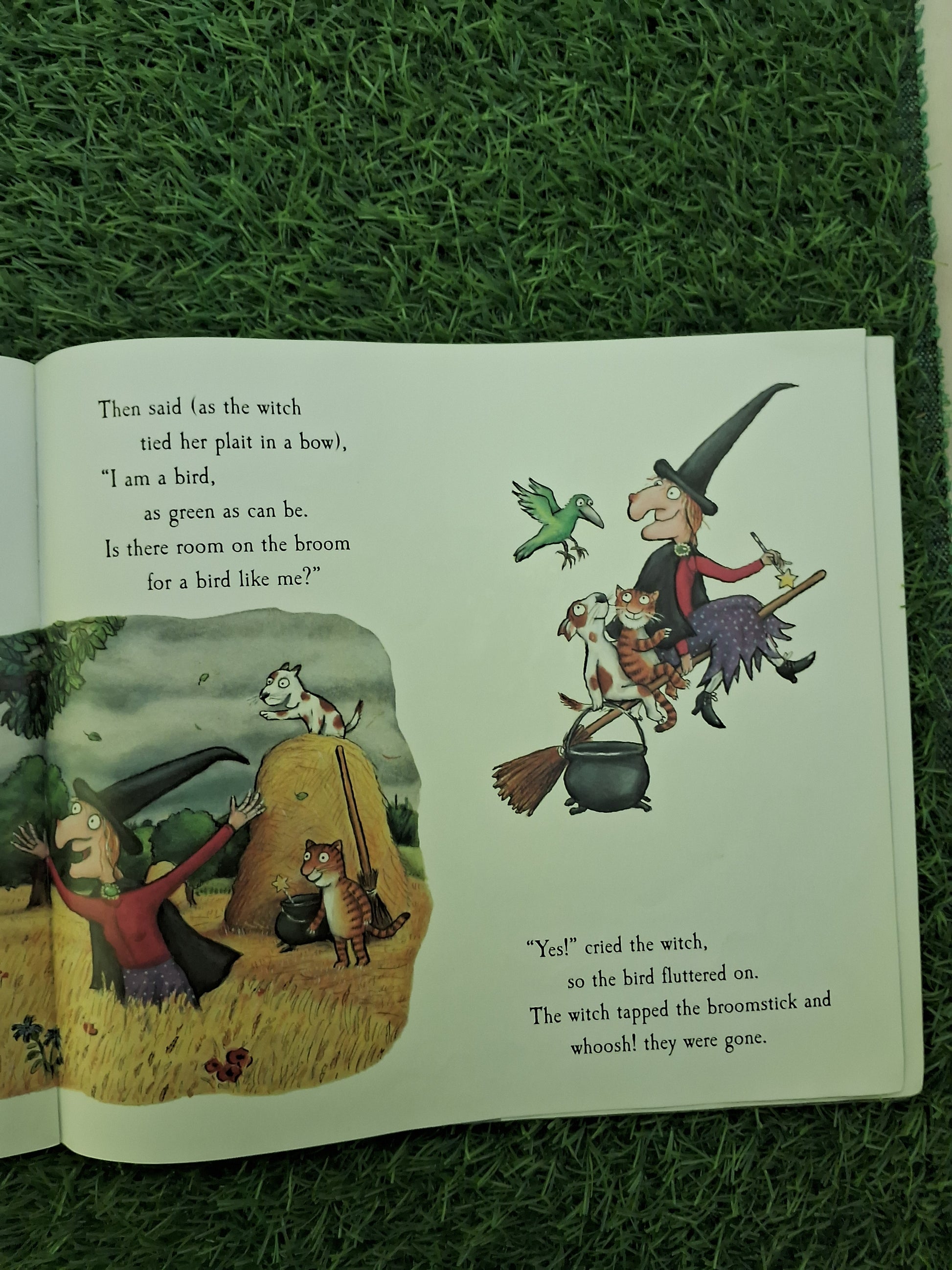 Book of ROOM ON THE BROOM -  Very Good Condition Paperback