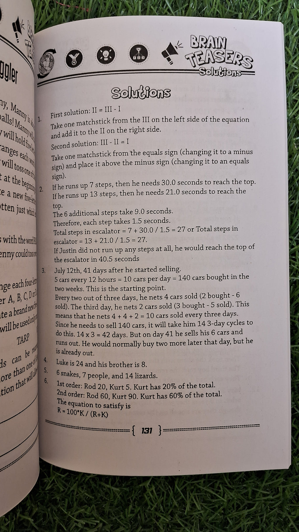 Brain teasers - Challenging Books