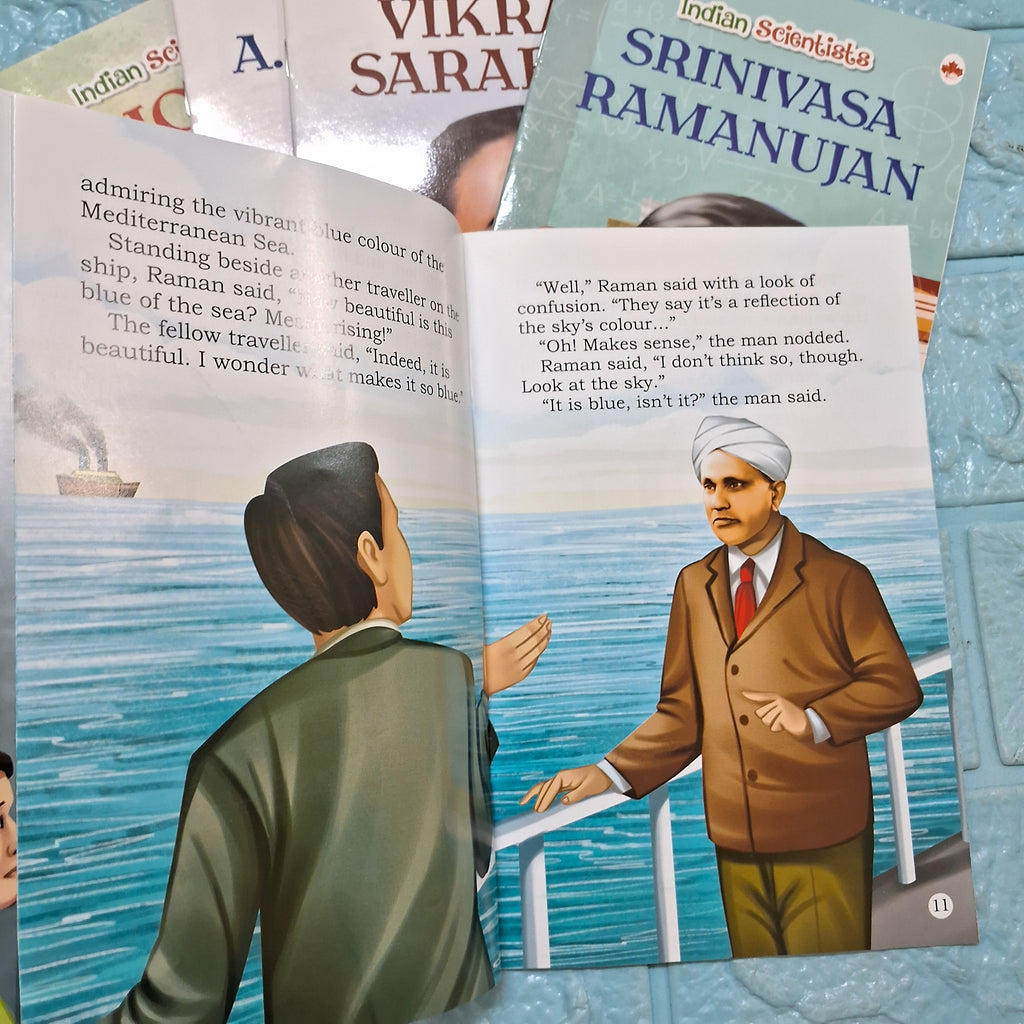 Indian Scientists  (Set of 5 Books) (Illustrated)