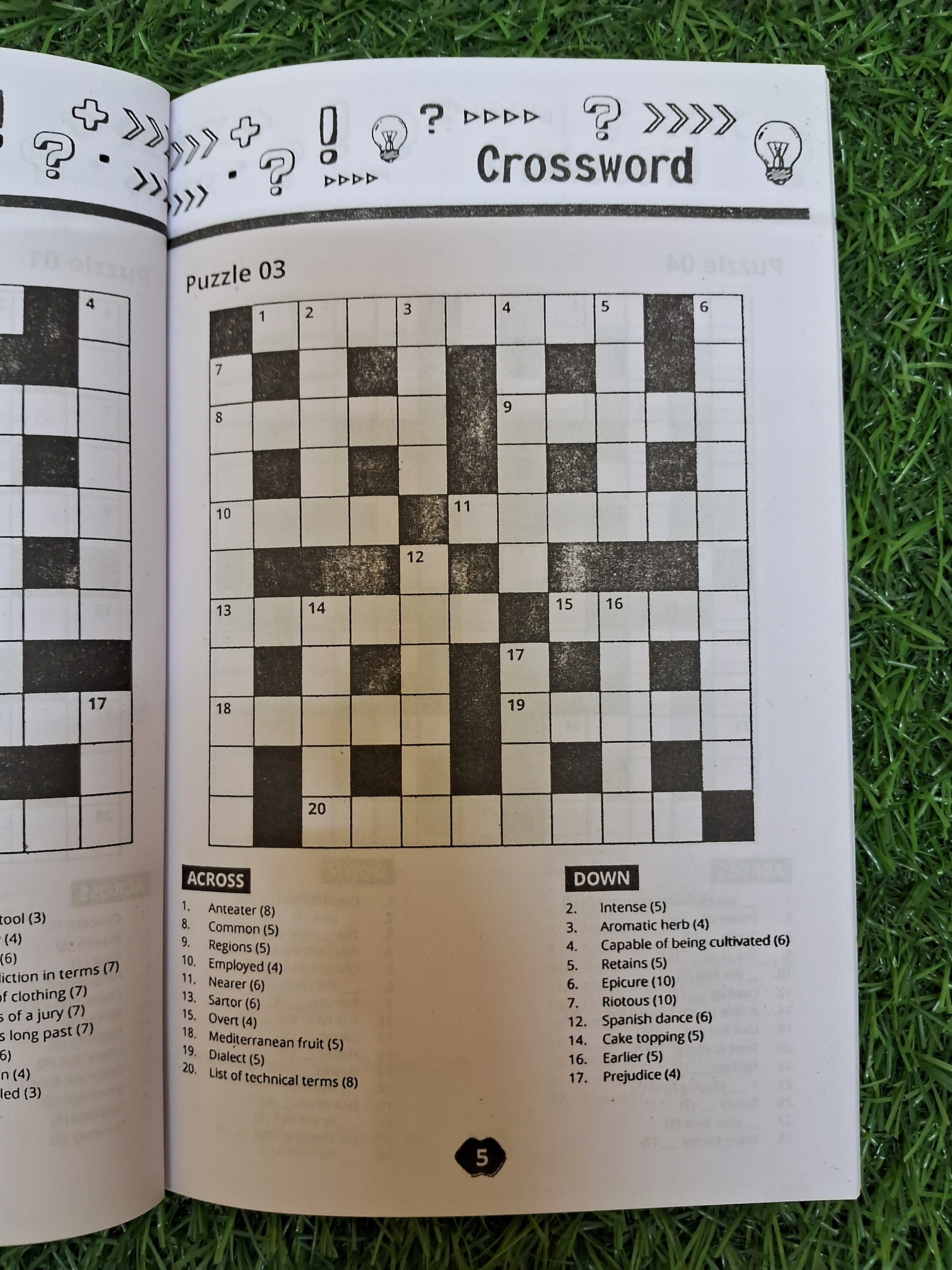 Cross word Book