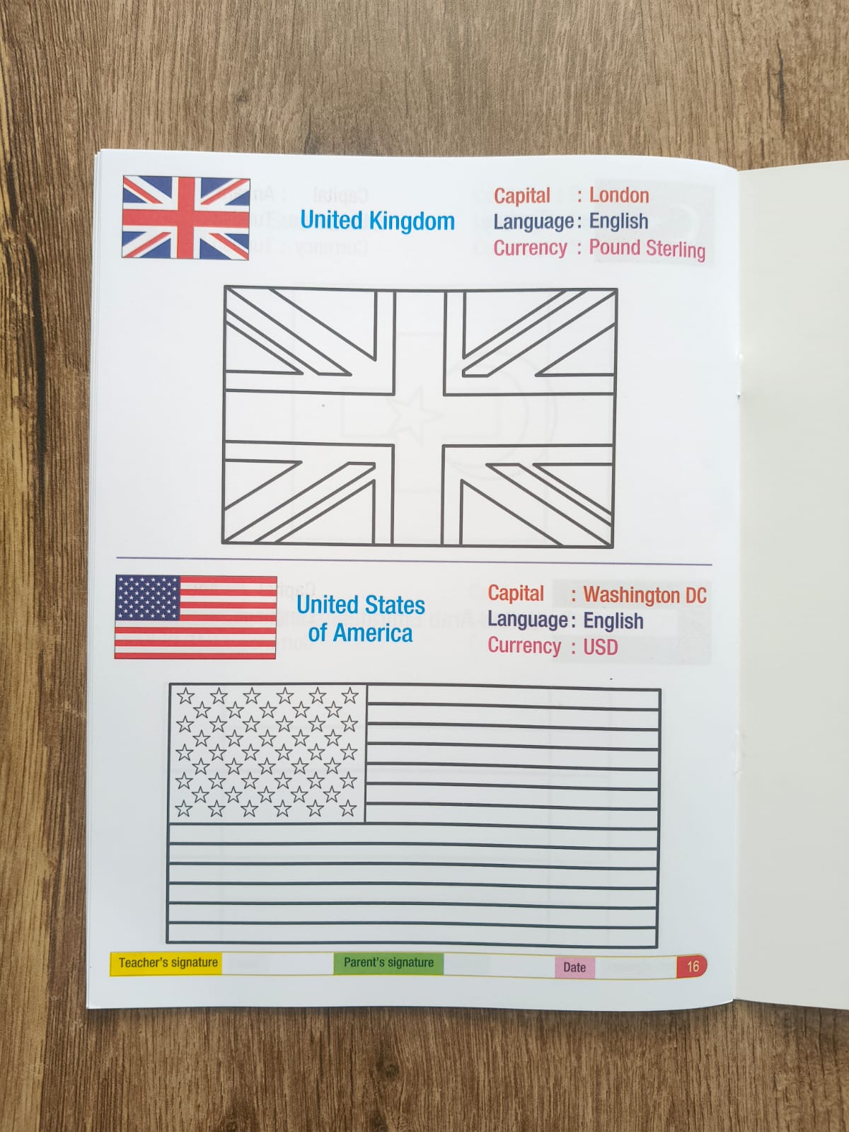My Funtime Copy Colour - Flags