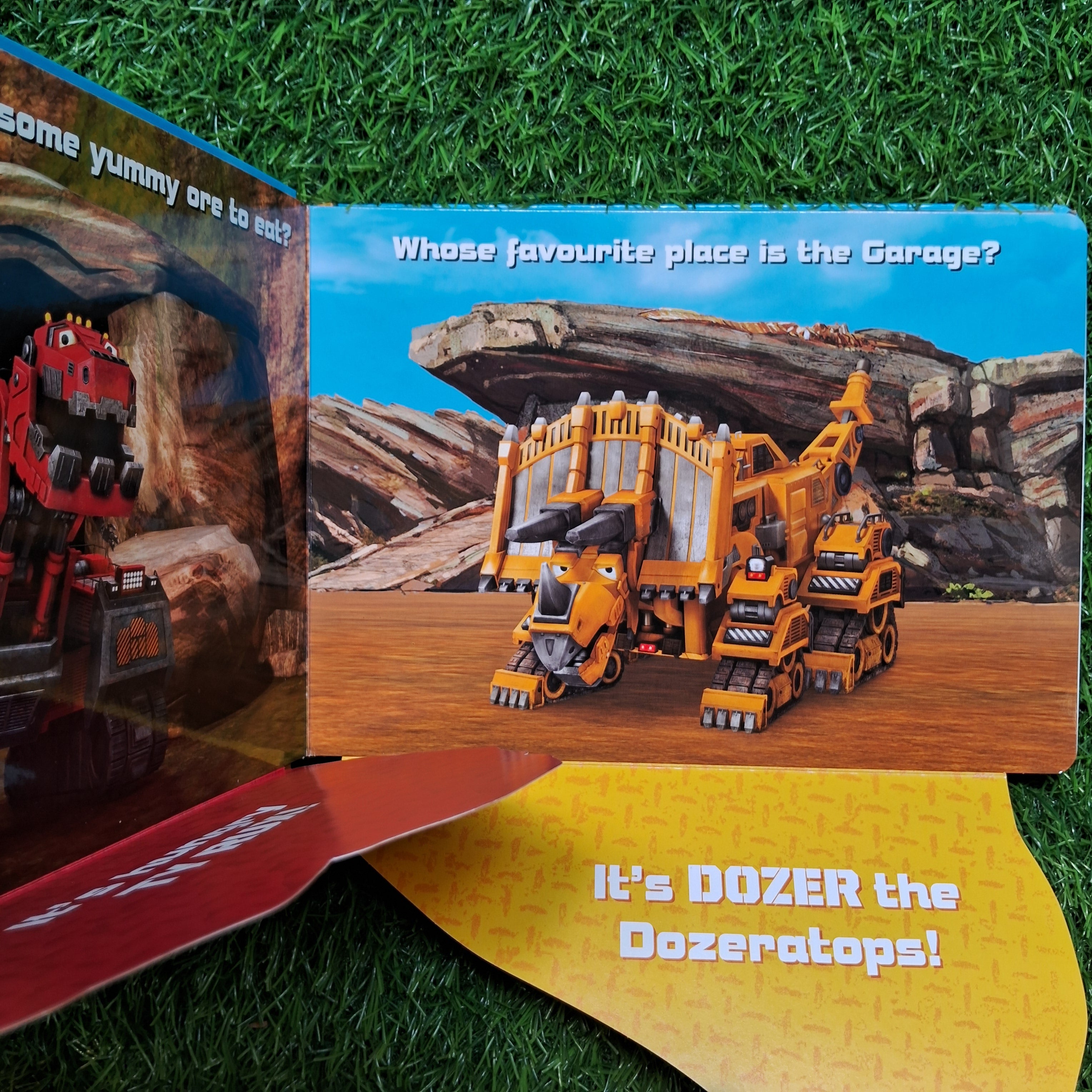 Dinotrux Guess who - As Good condition as New Flap Book