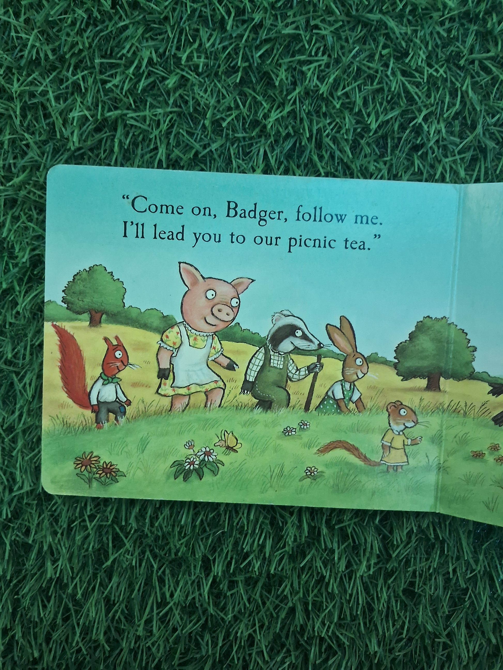 TALES FROM ACORN WOOD - HIDE AND SEEK PIG -  Very Good Condition Board Book