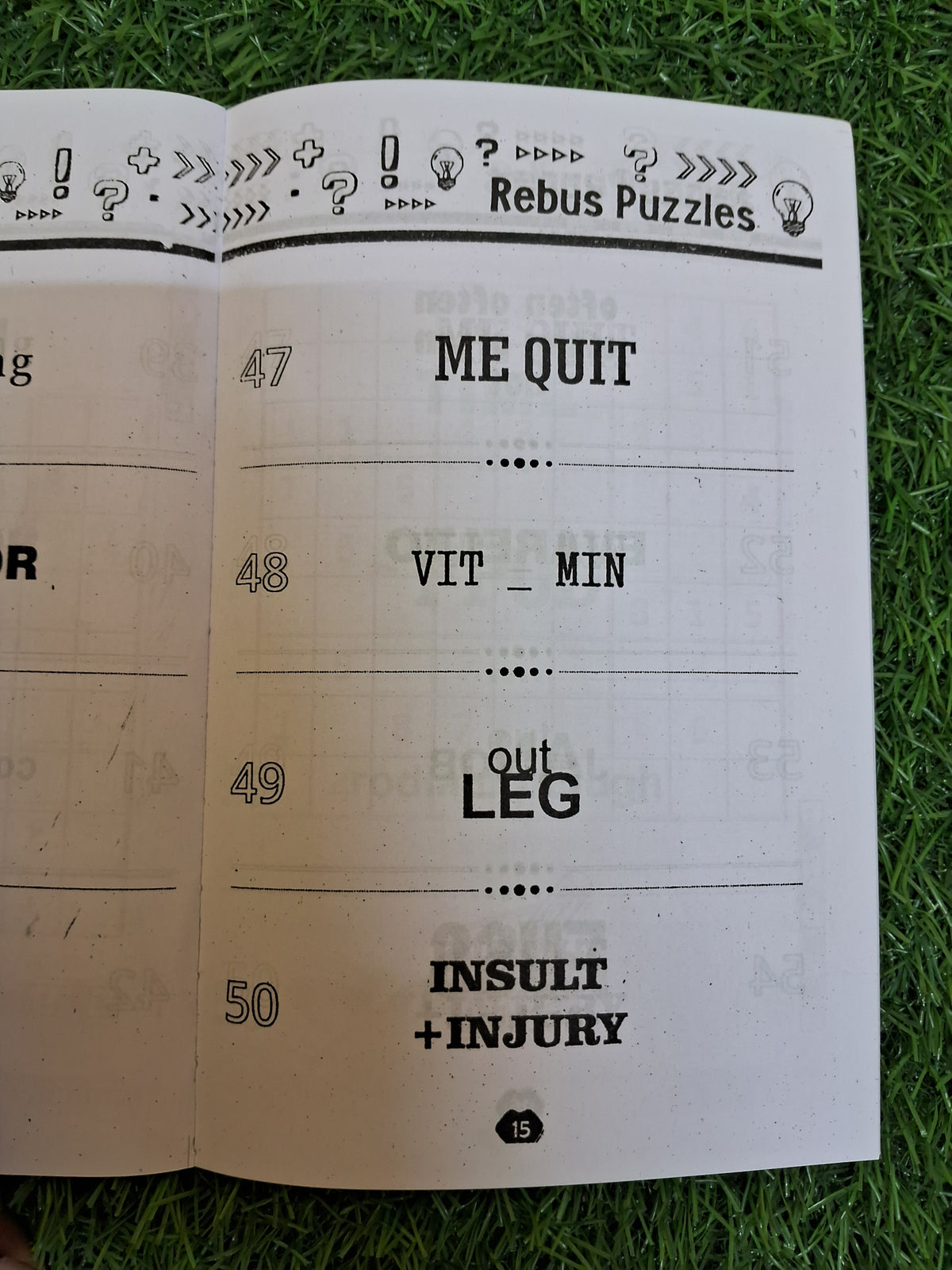Rebus puzzles Book