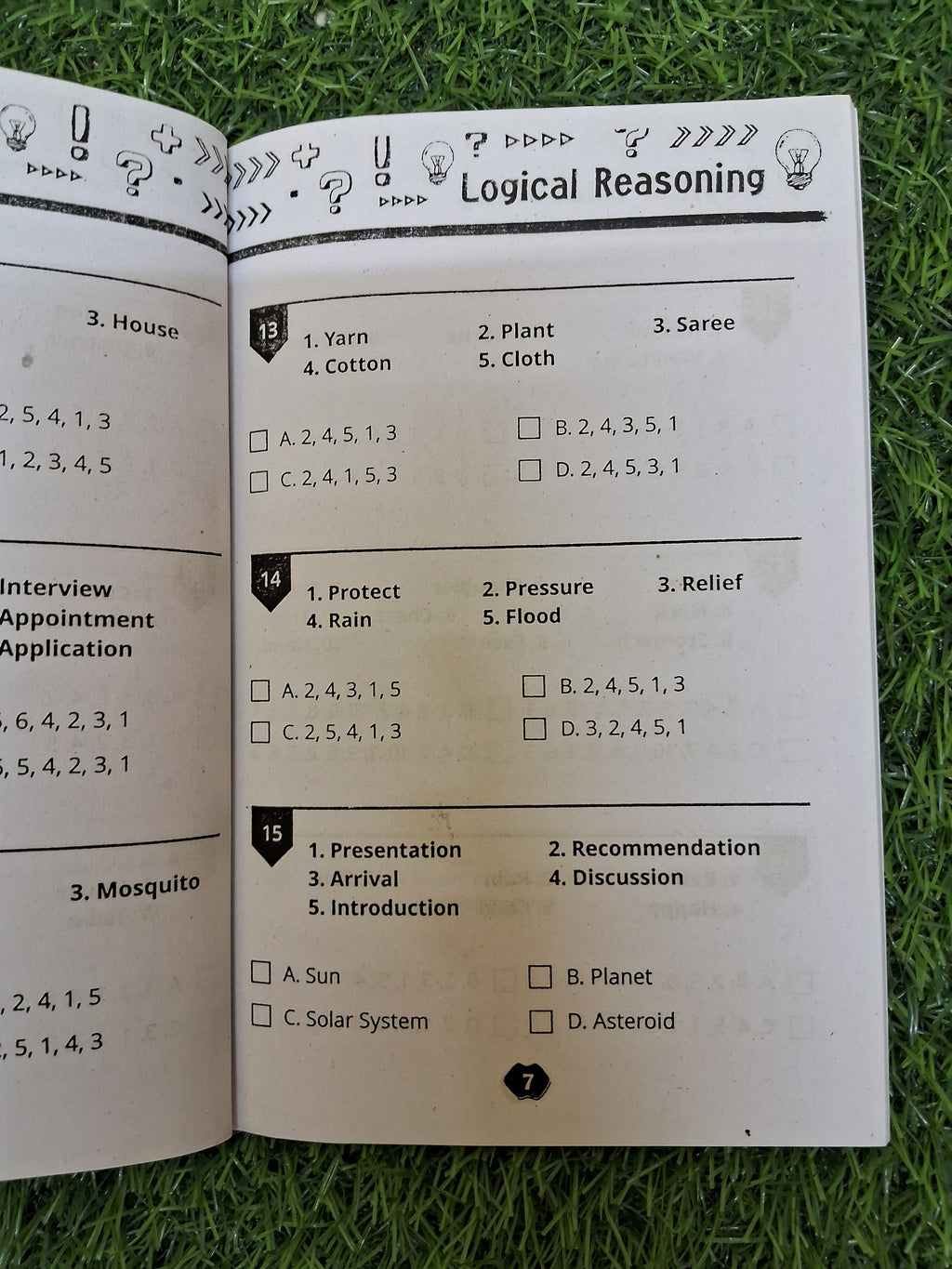 Logical reasoning Book