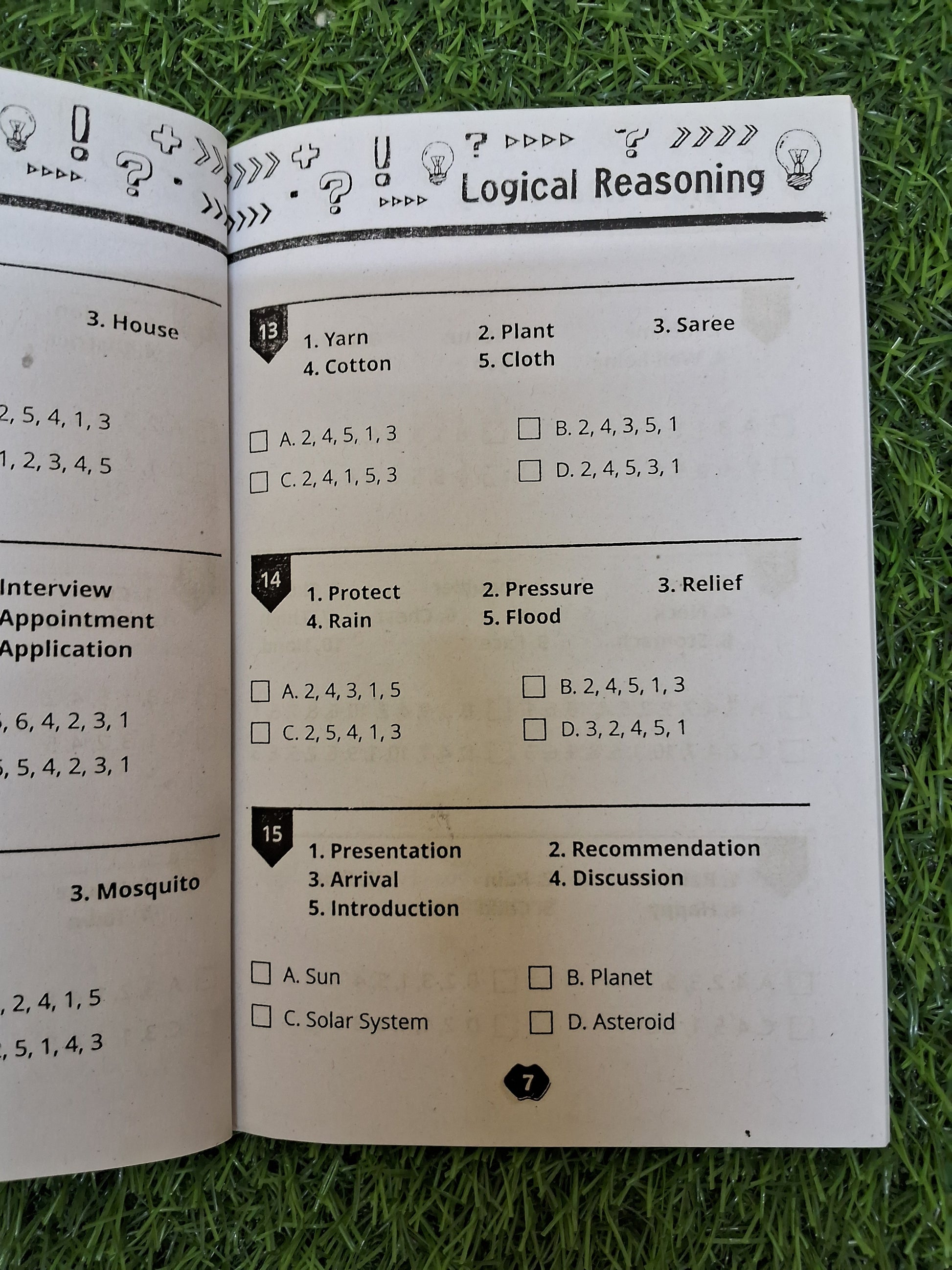 Logical reasoning Book