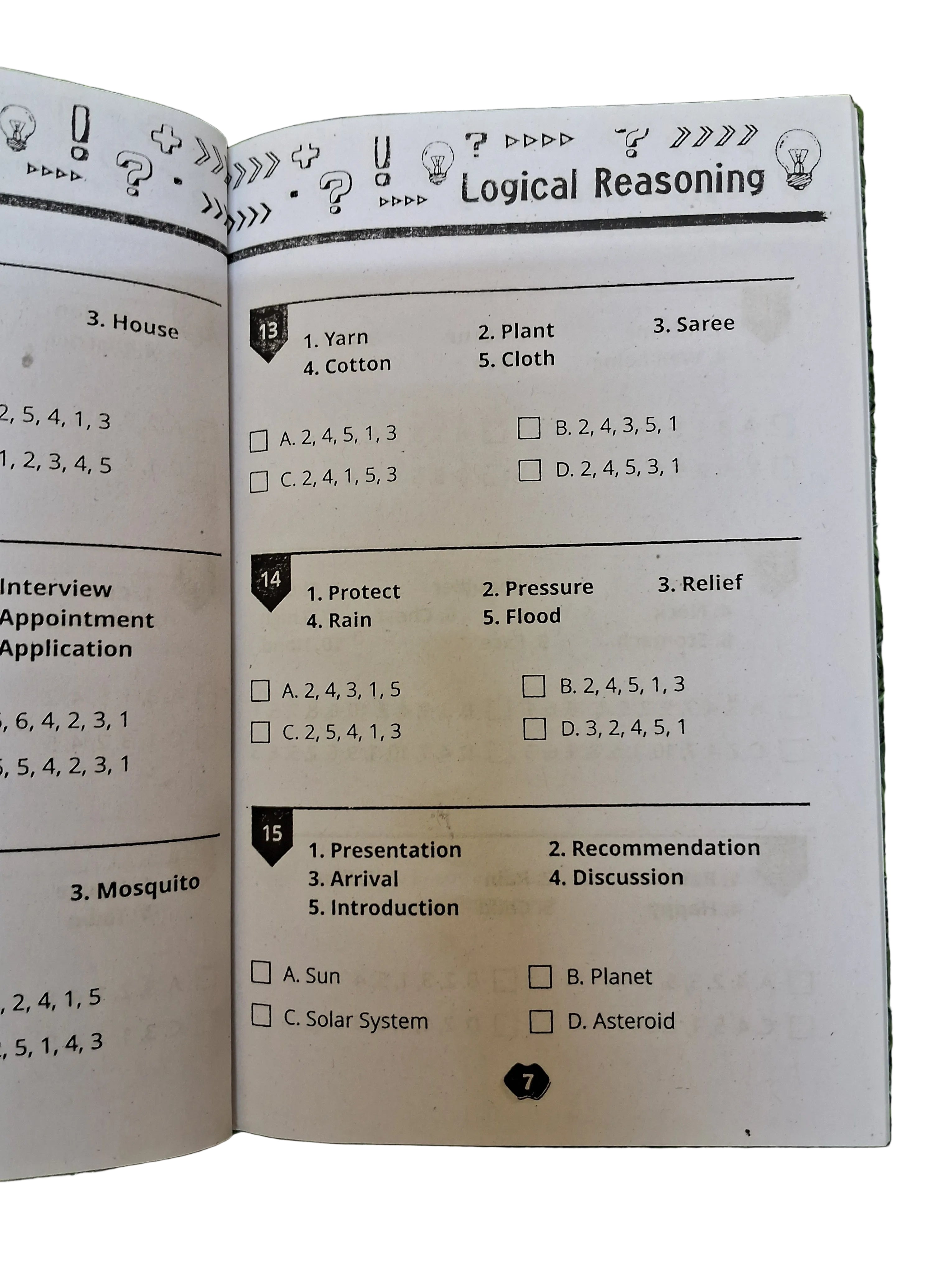 Logical reasoning Book