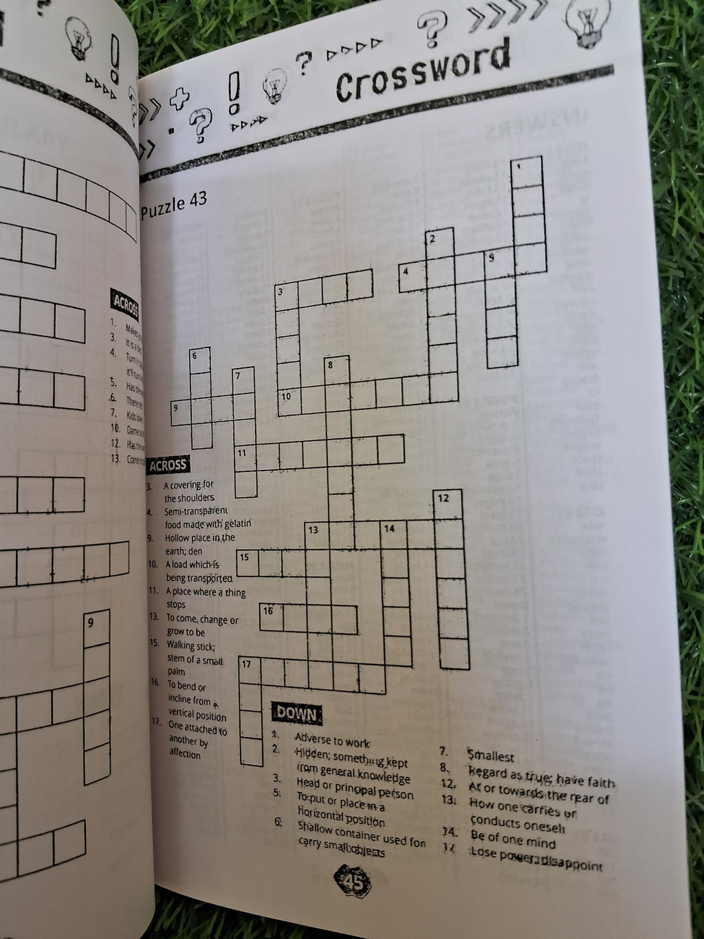 Cross word Book
