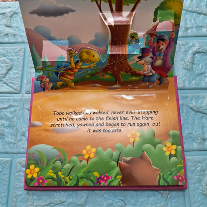 Pop-Up Story Book of Hare and Tortoise