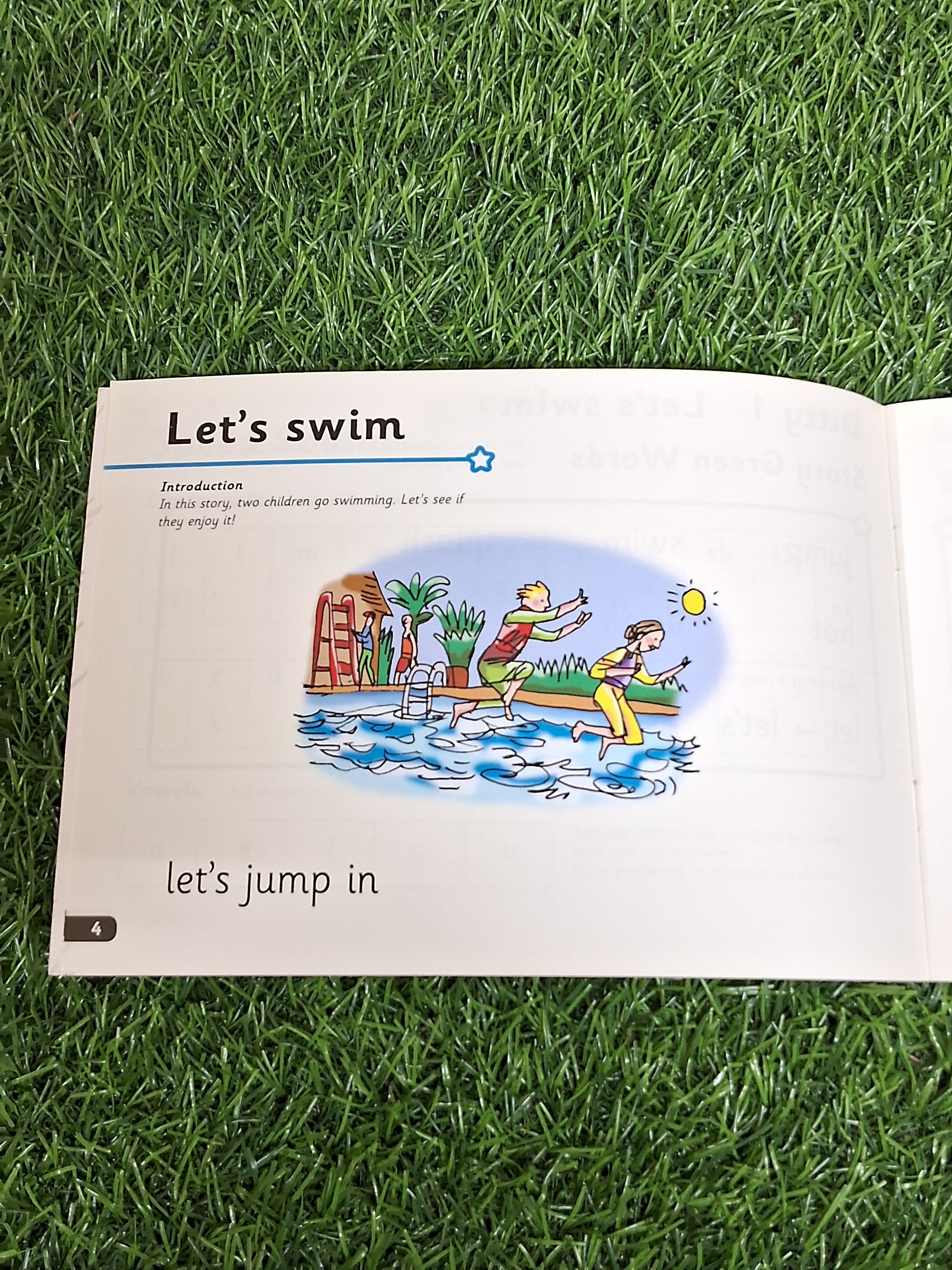 Phonics - Let's swim -  Very Good Condition Paperback