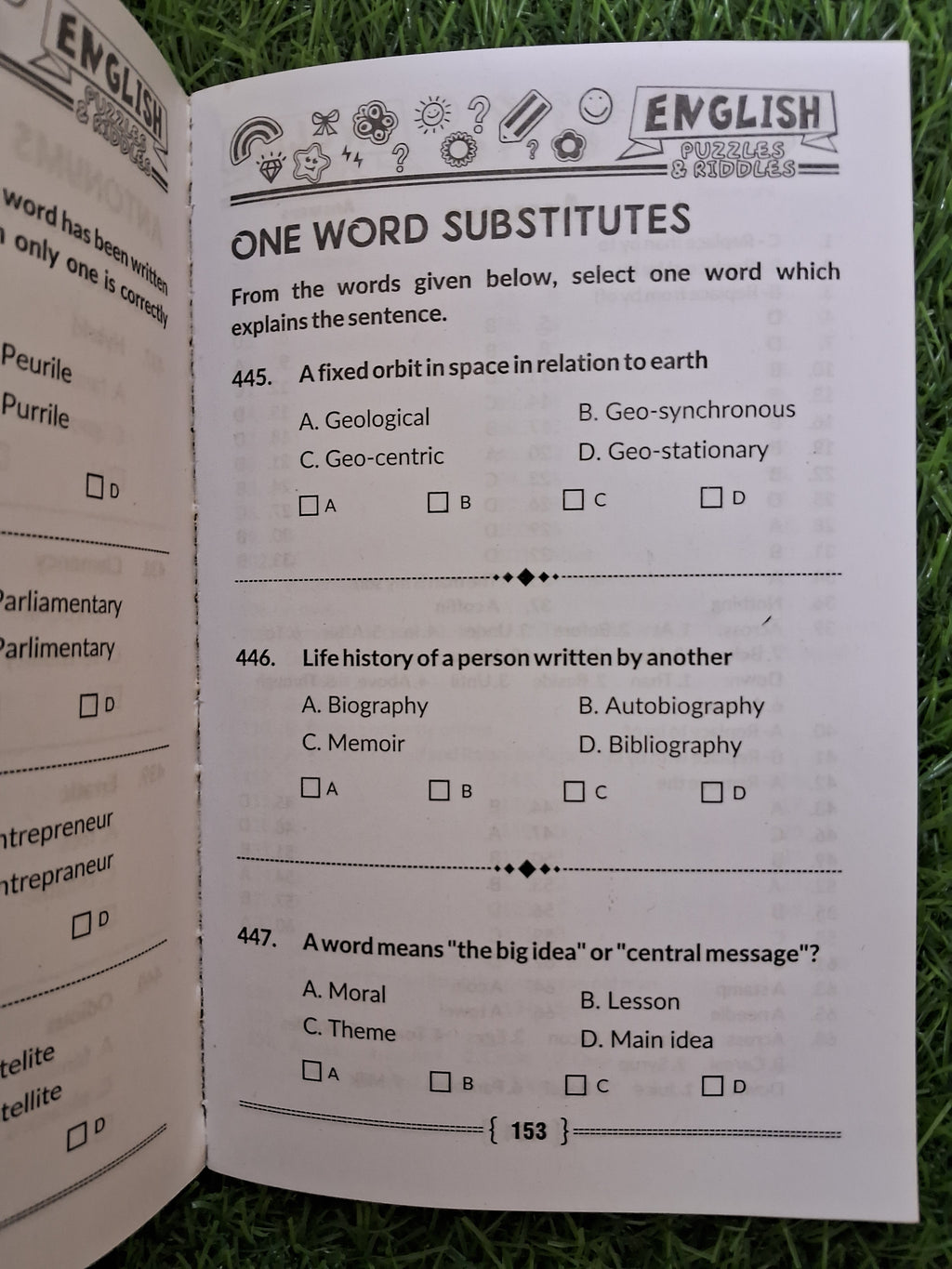 English puzzles & riddles - Challenging Books