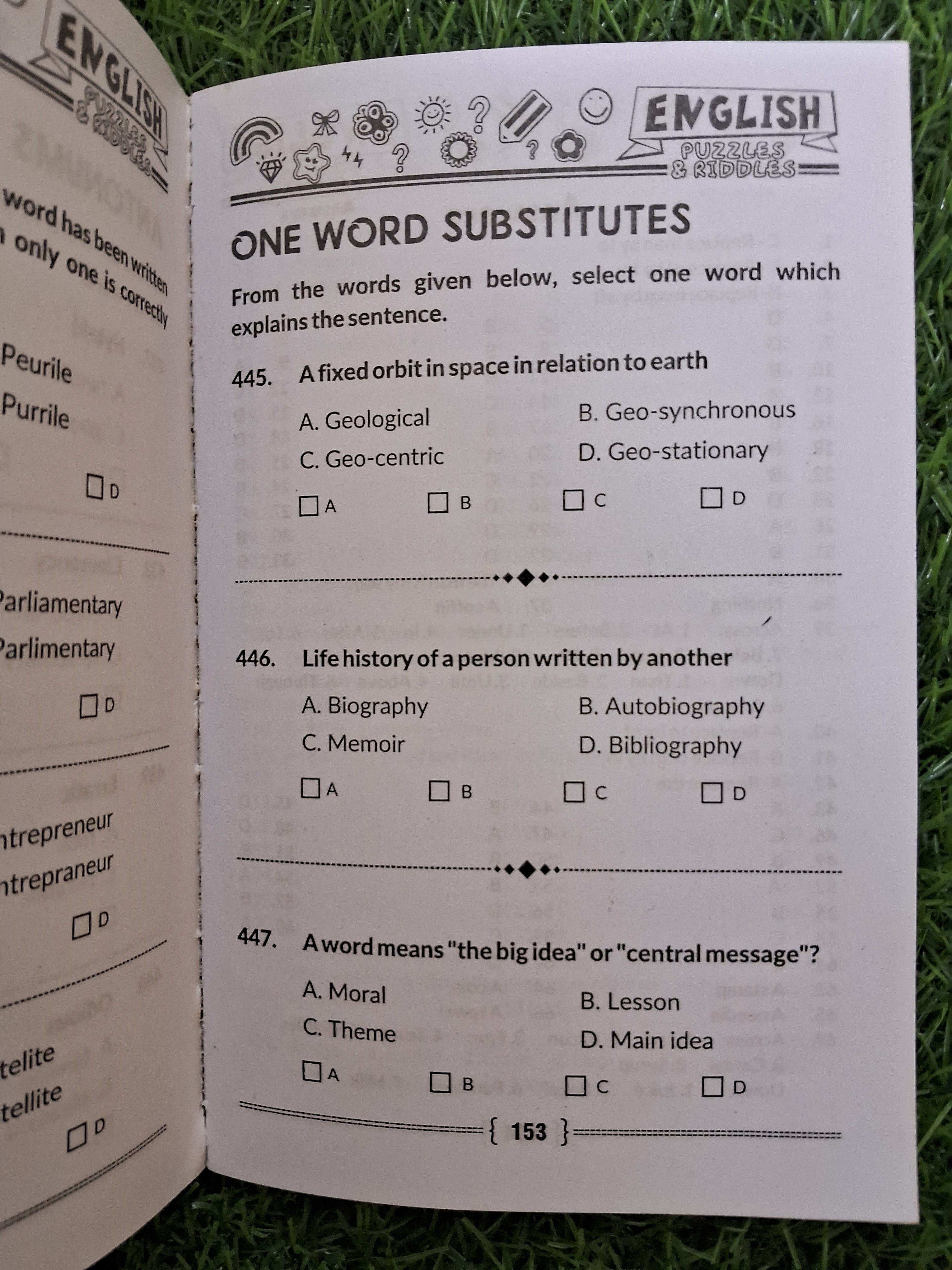 English puzzles & riddles - Challenging Books