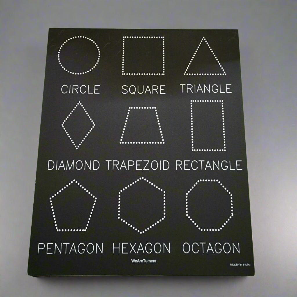 Numbers and Shapes - Dual Sided Tracing Board