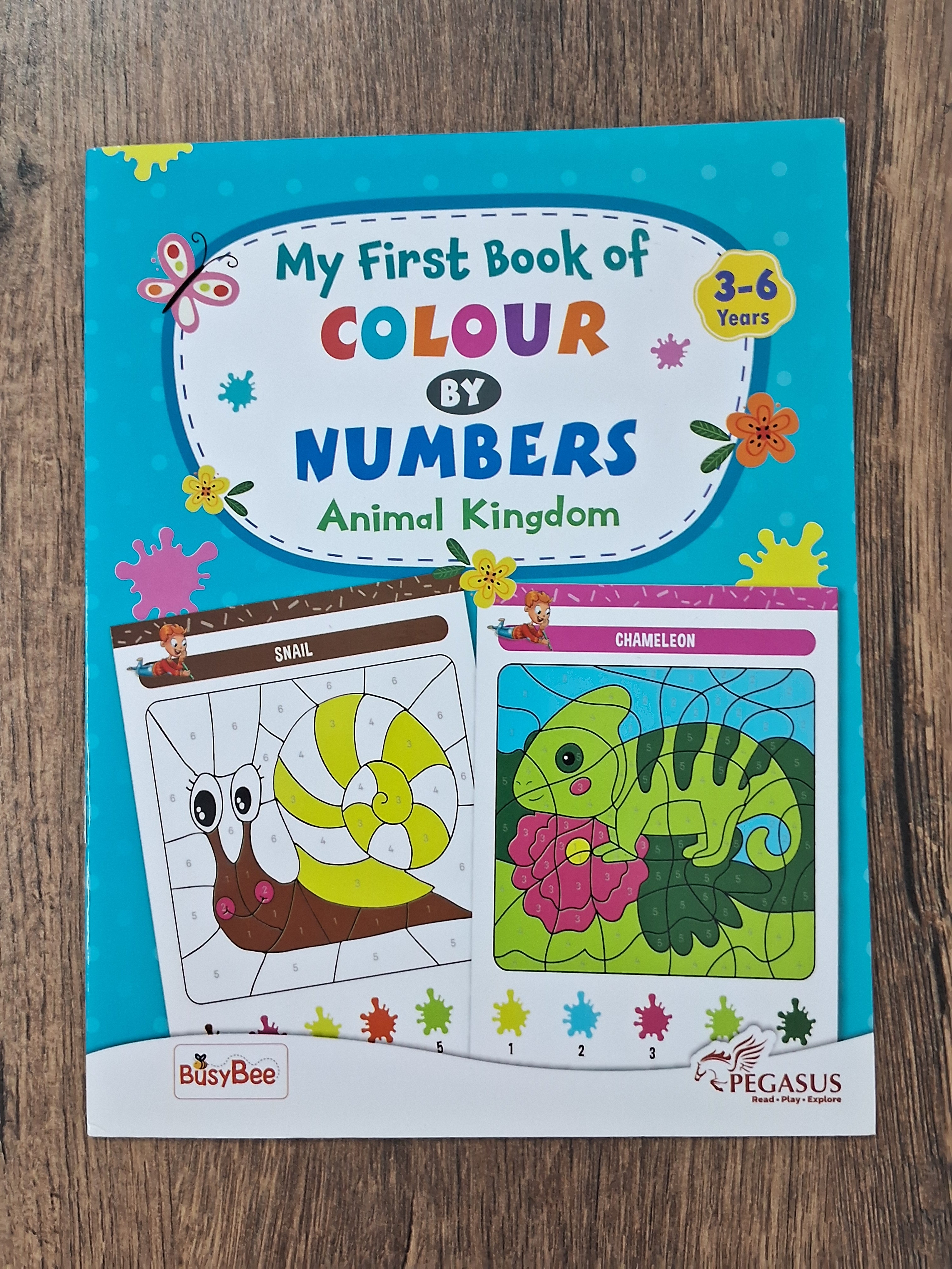 Colour Animals by Numbers - Activity Book