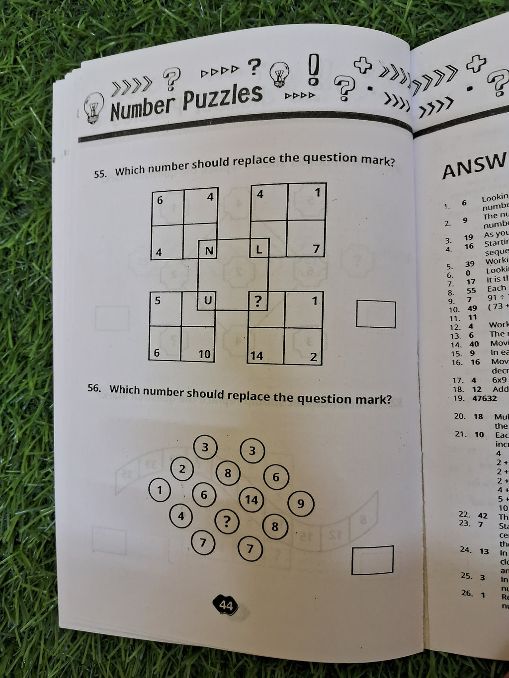 Number puzzles Book
