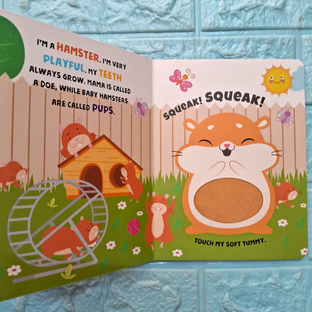 Pet Animals - Touch Feel Book
