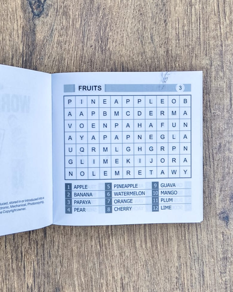 My Little Book of Word Search - Combo of 4 Books