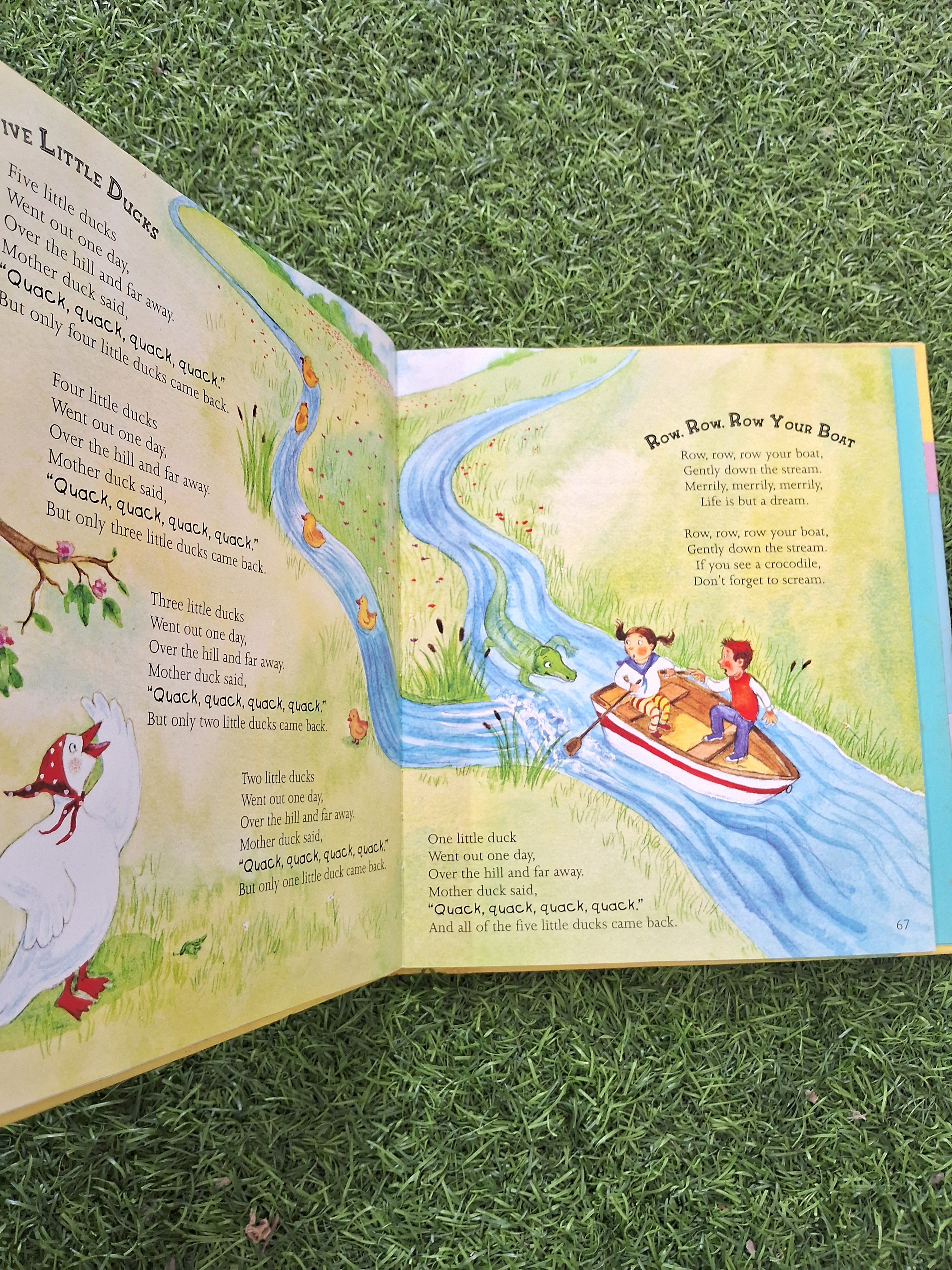 My Treasury Of Nursery Rhymes -  Good condition Hardcover
