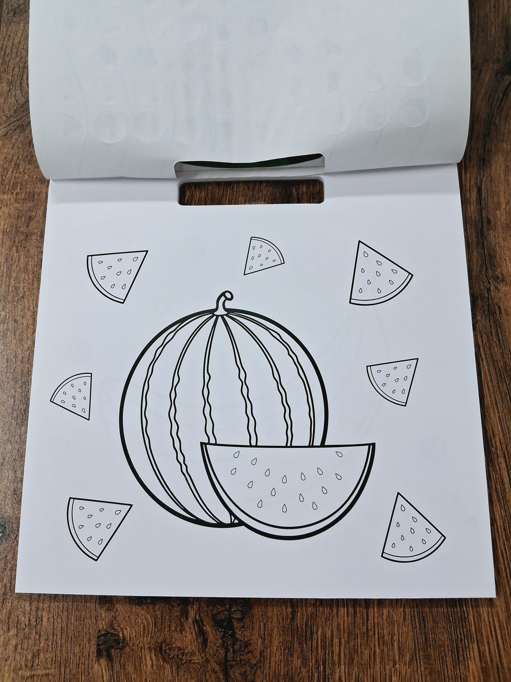Fruits and Vegetables Colouring Pad (100 Stickers included)