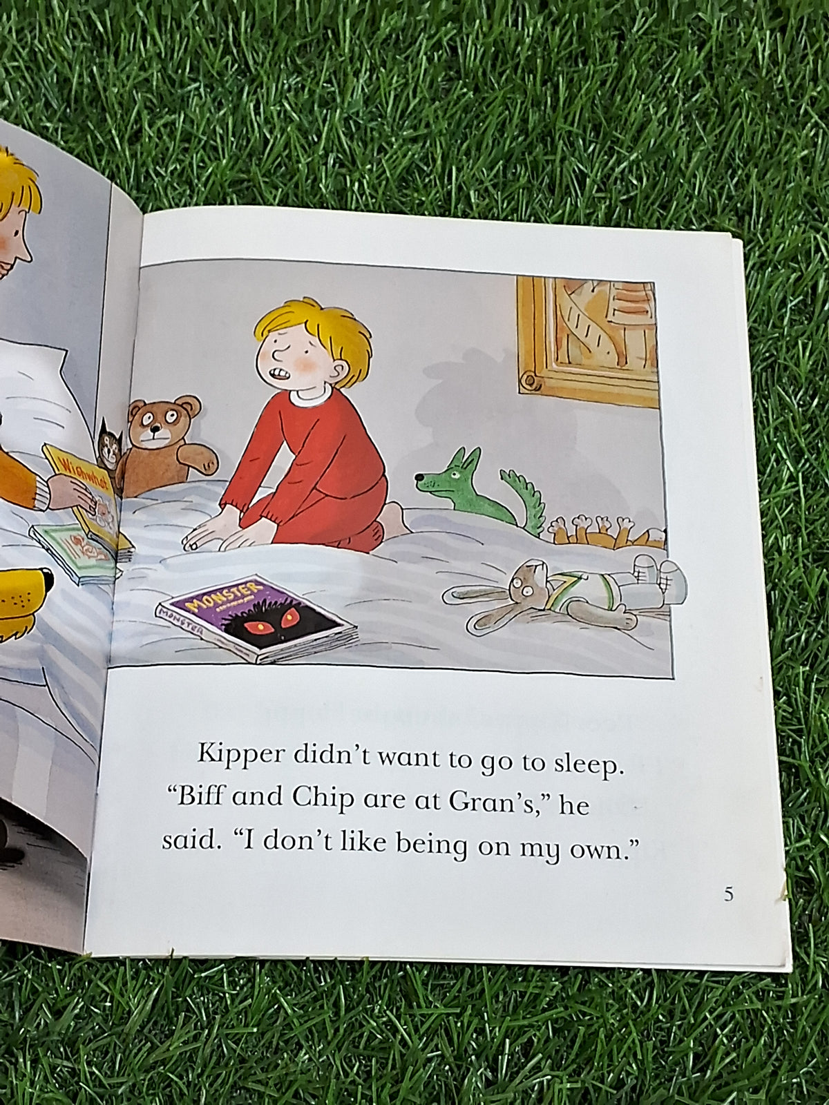 READ WITH BIFF CHIP & KIPPER - HAIRY-SCARY MONSTER - Excellent Condition Paperback