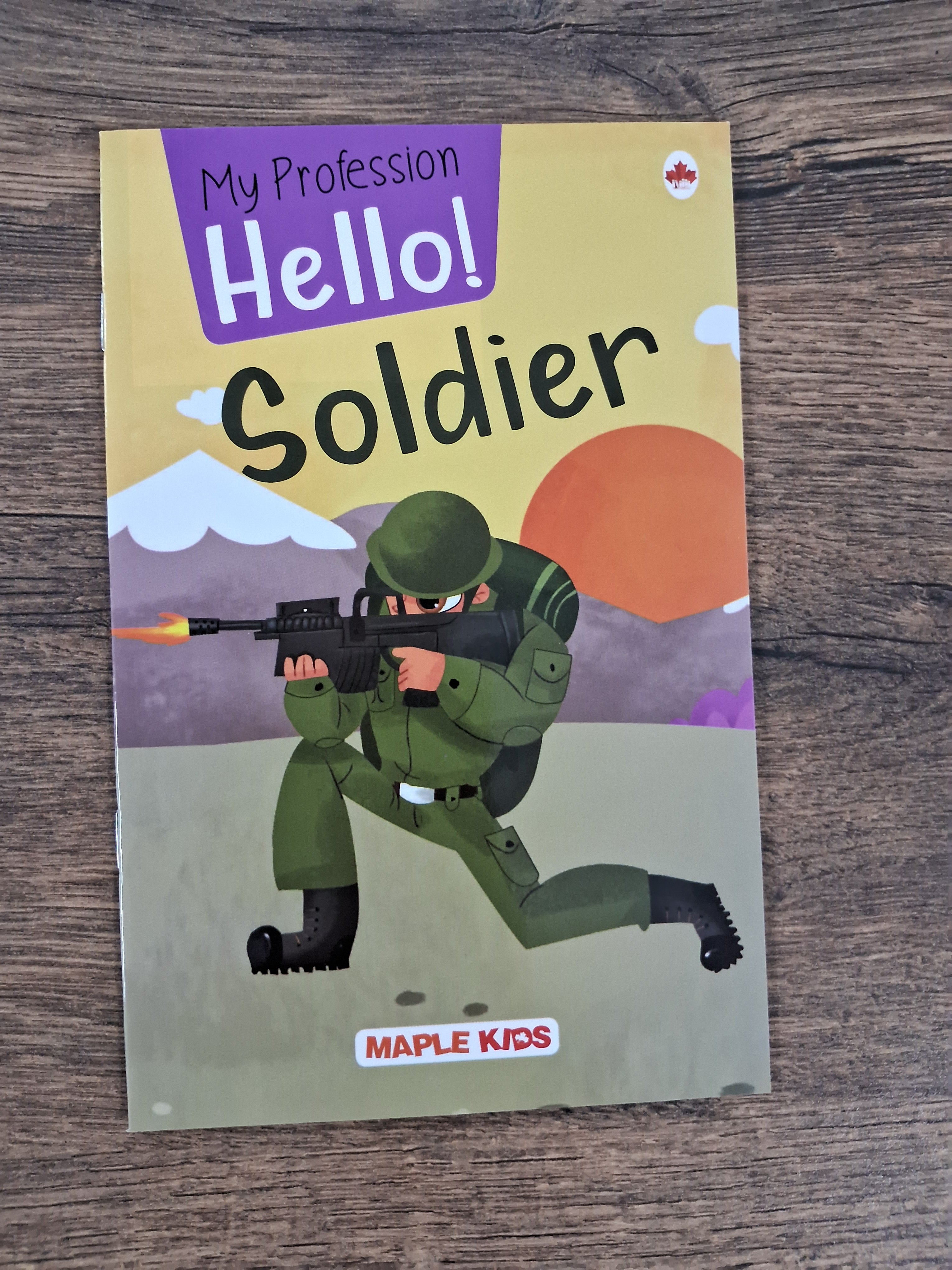 My Profession (Set of 8 Books) (Illustrated) - Police, Pilot, Farmer, Engineer, Doctor, Chef, Soldier, Teacher - Professions Stories for Children - Age 3+