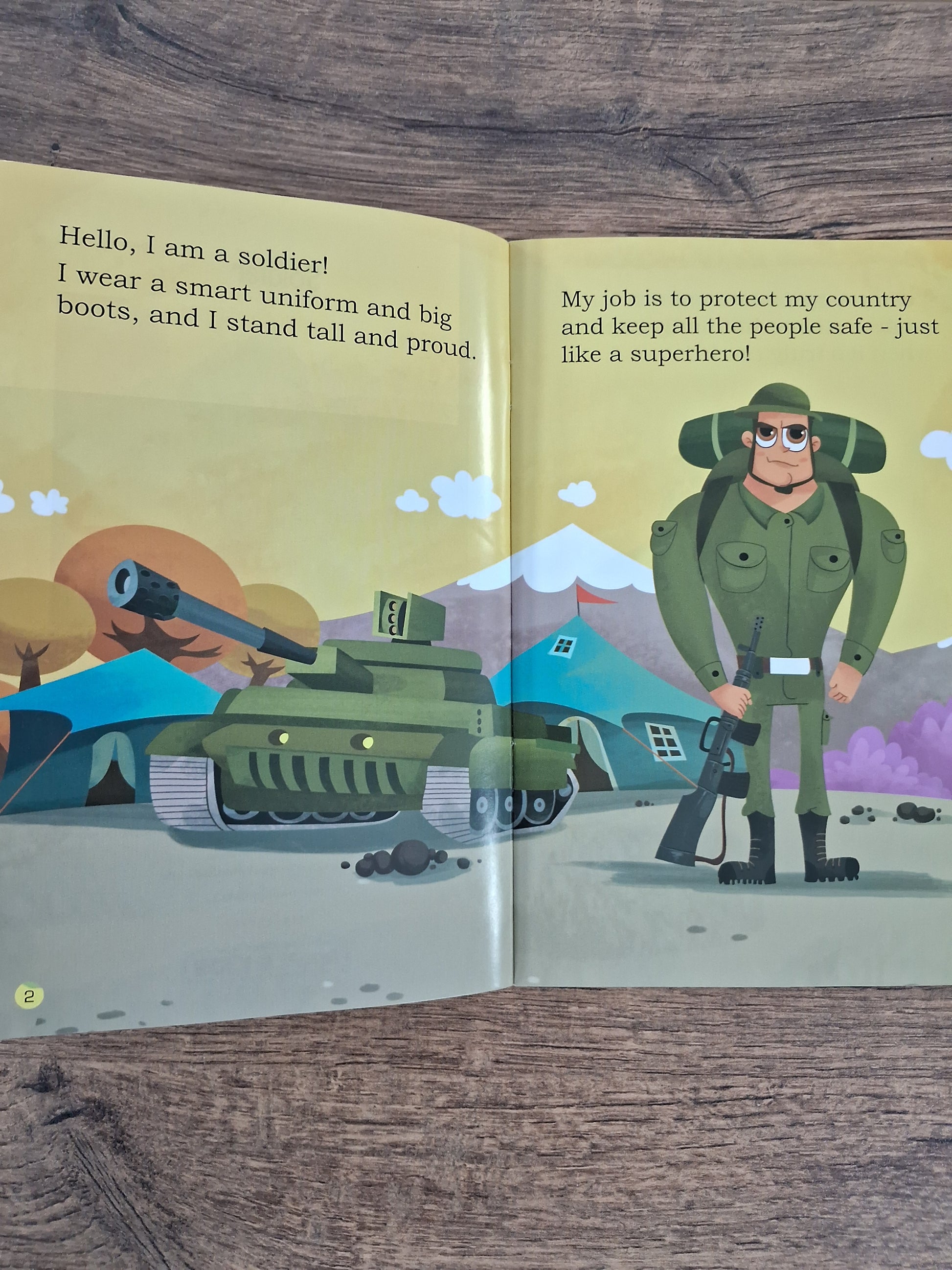 My Profession (Set of 8 Books) (Illustrated) - Police, Pilot, Farmer, Engineer, Doctor, Chef, Soldier, Teacher - Professions Stories for Children - Age 3+