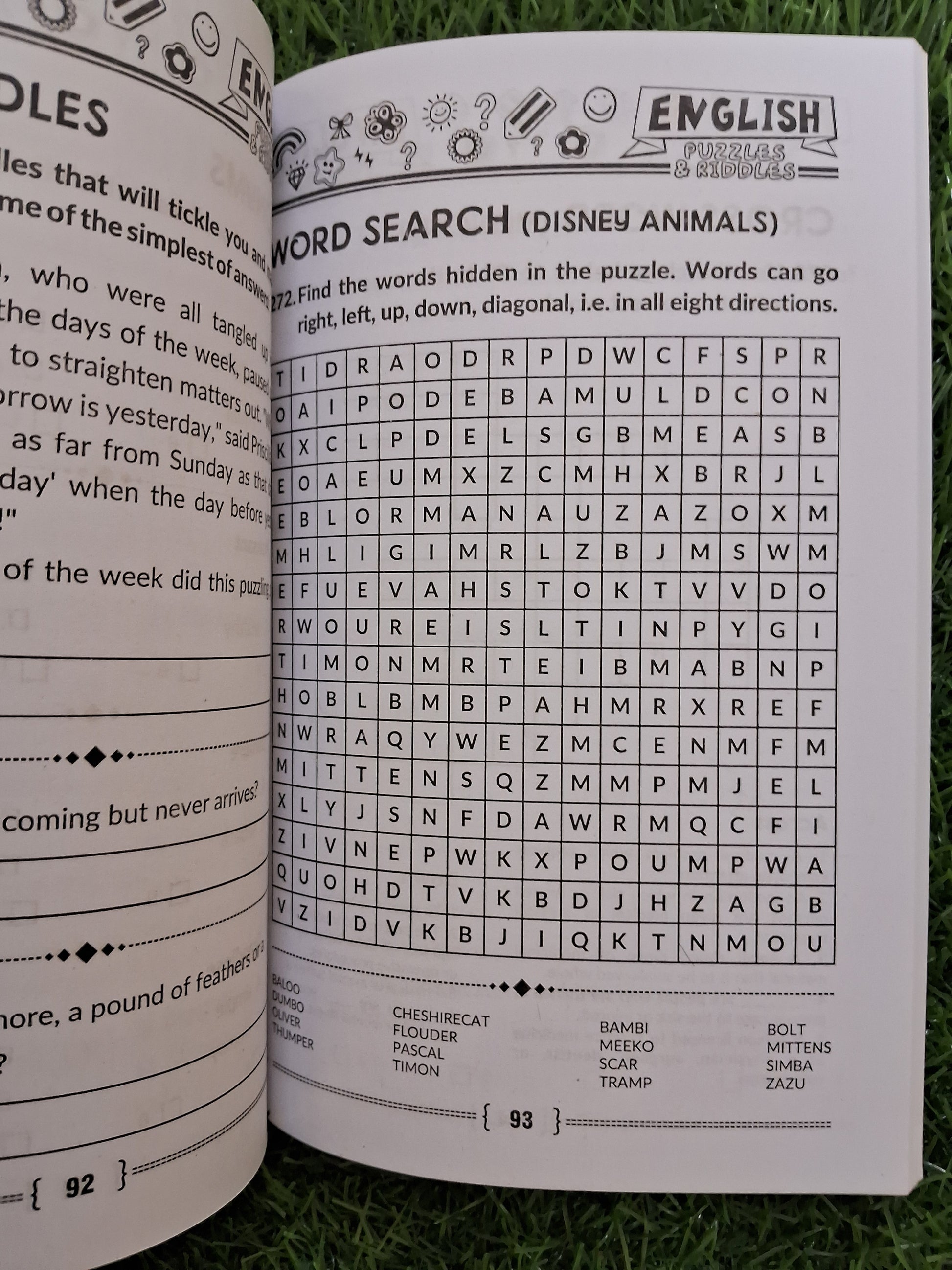 English puzzles & riddles - Challenging Books