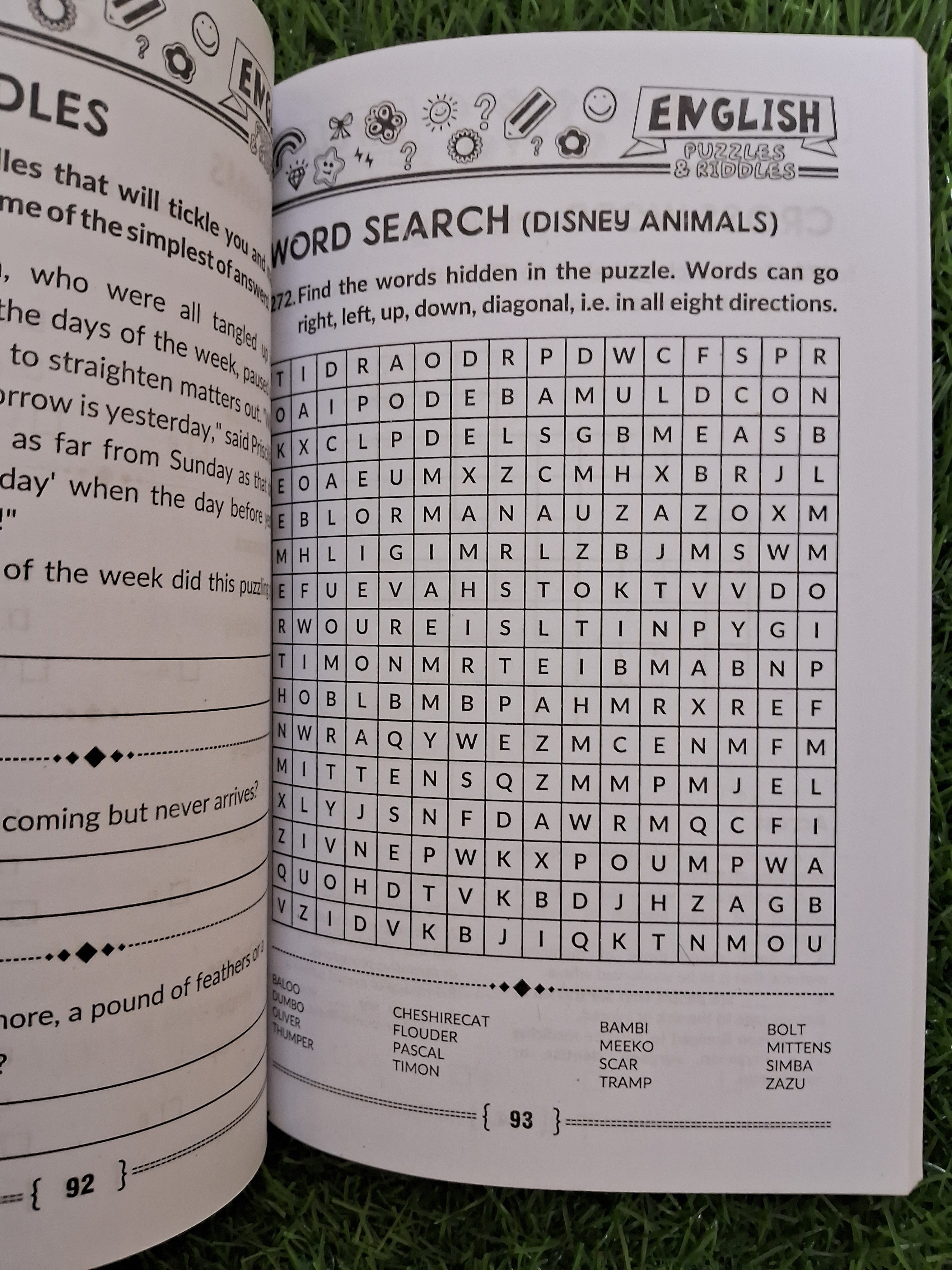 English puzzles & riddles - Challenging Books