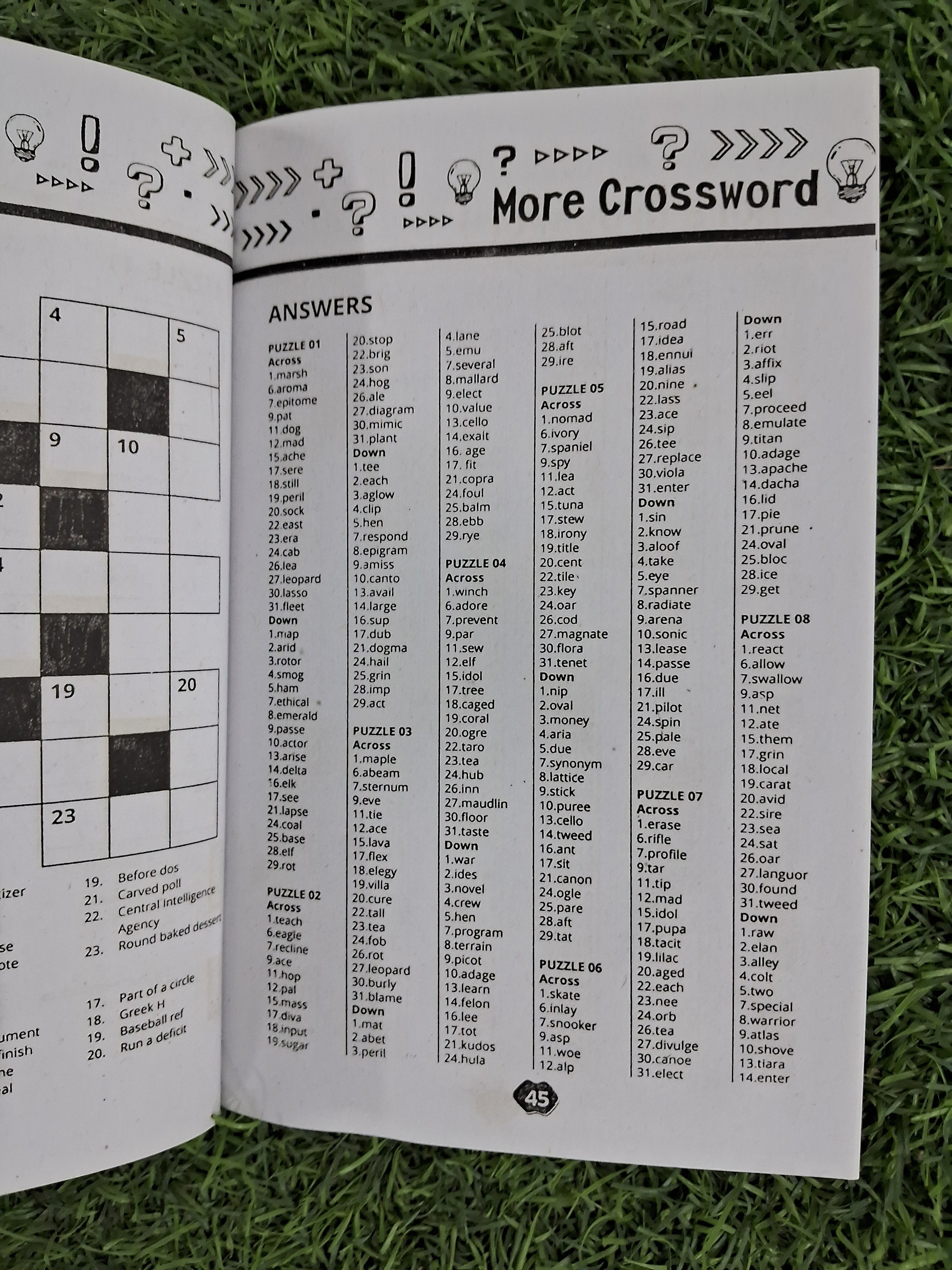 More cross word Book
