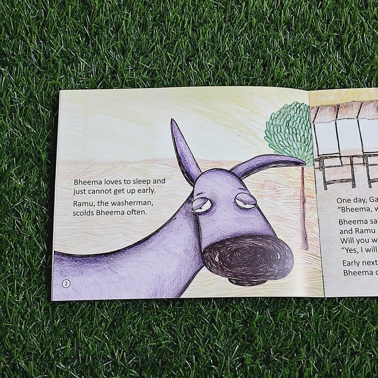 Bheema, the Sleepyhead - English- Level 1 - Pratham