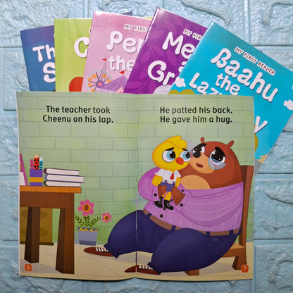 First Reader (Illustrated) (Set of 6 Books)