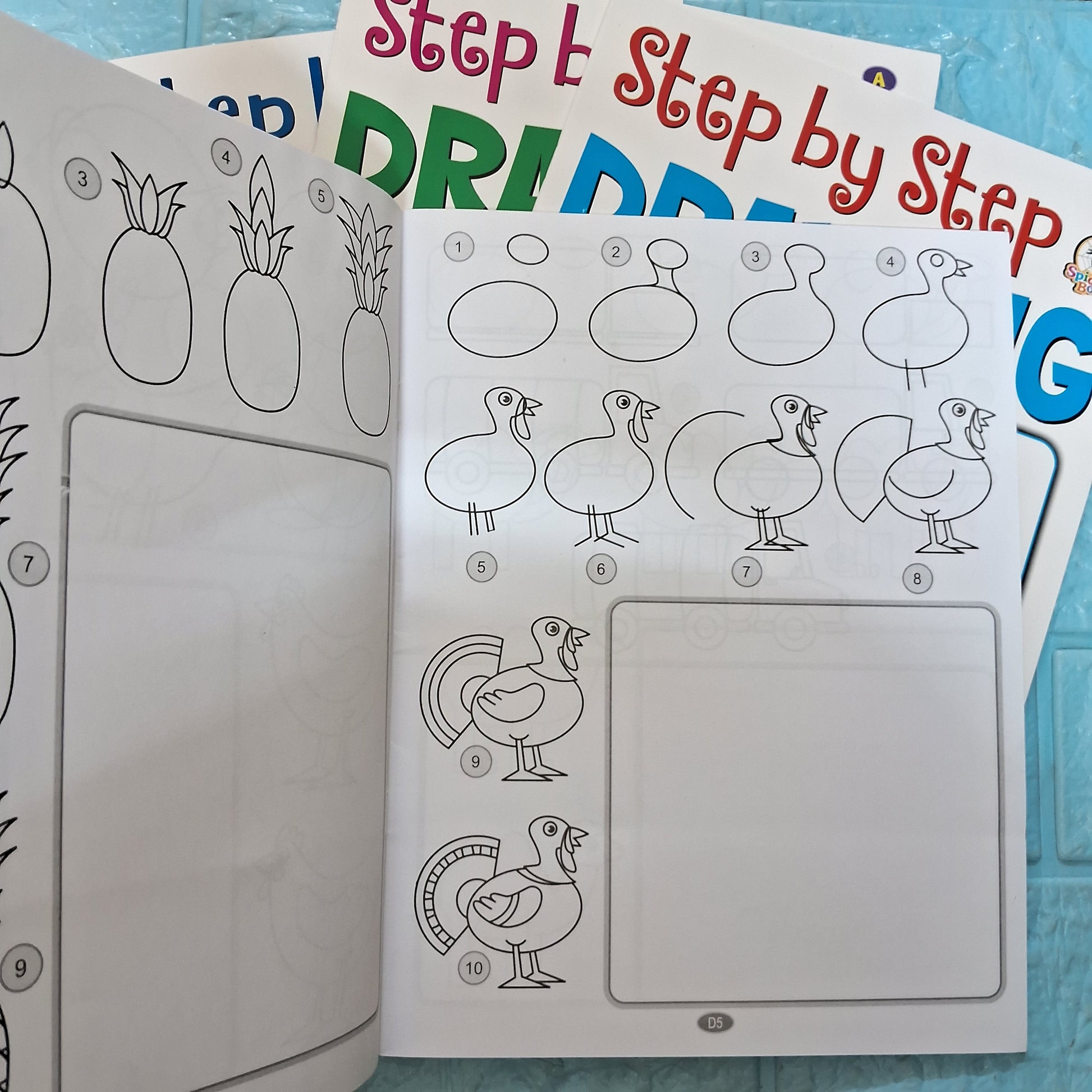 Step by step Drawing - 4 books