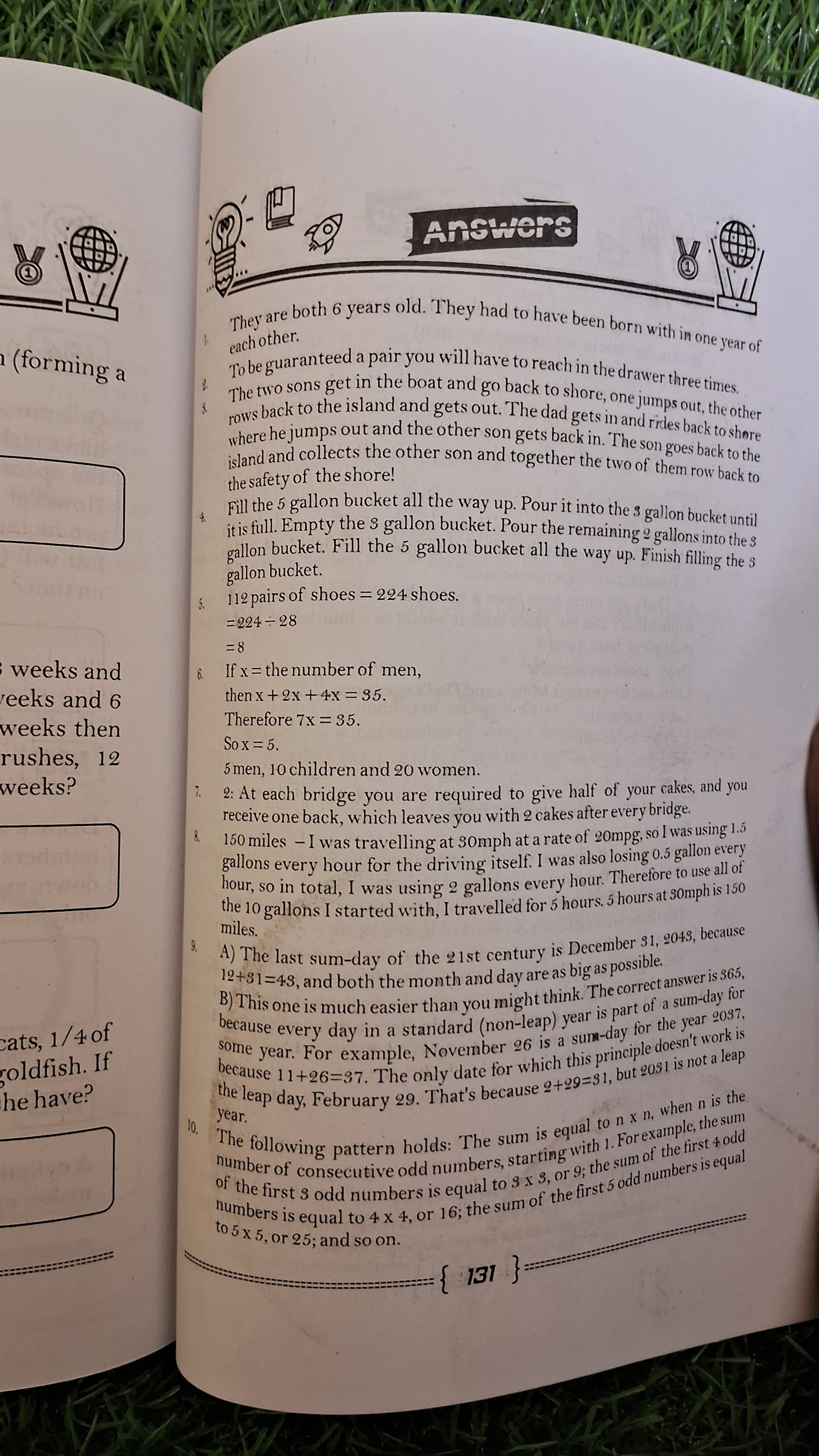 Maths puzzles - Challenging Books