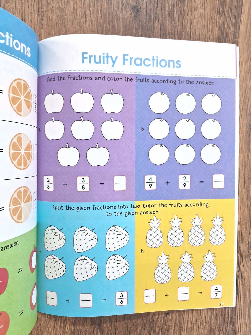 Amazing Fractions - Activity Book for Children