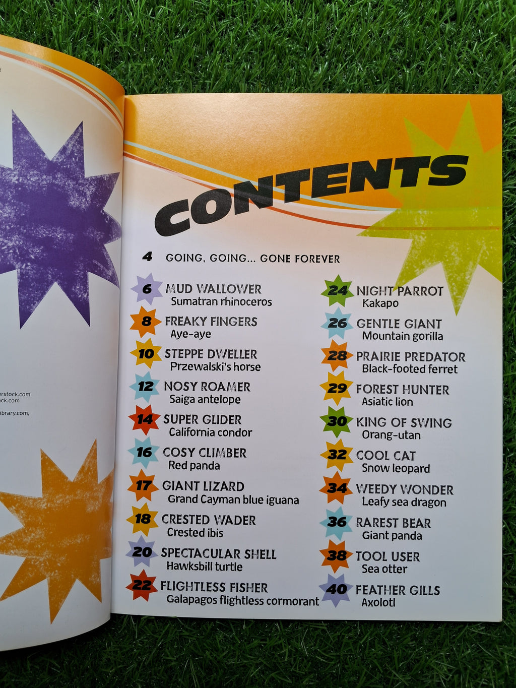 Endangered animals - Very Good Condition Paperback