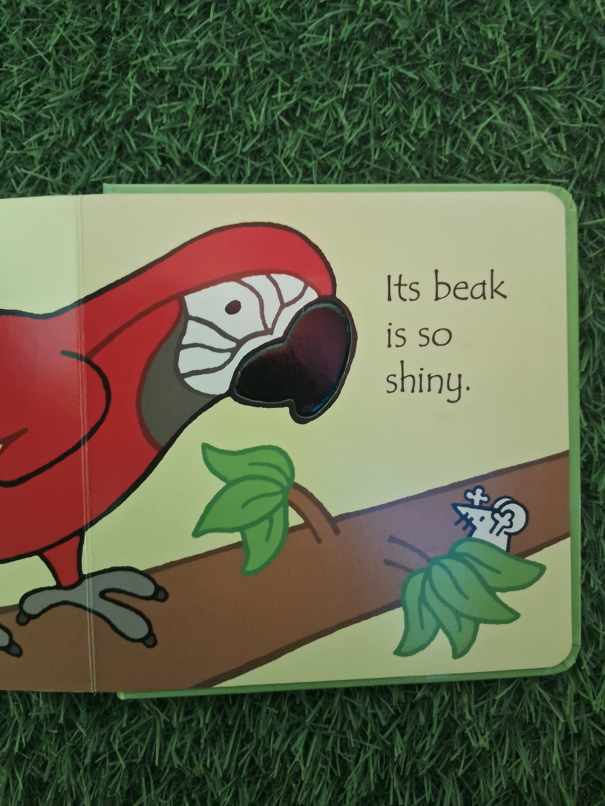 USBORNE TOUCHY-FEELY BOOKS - THAT'S NOT MY PARROT - Excellent Condition Board Book