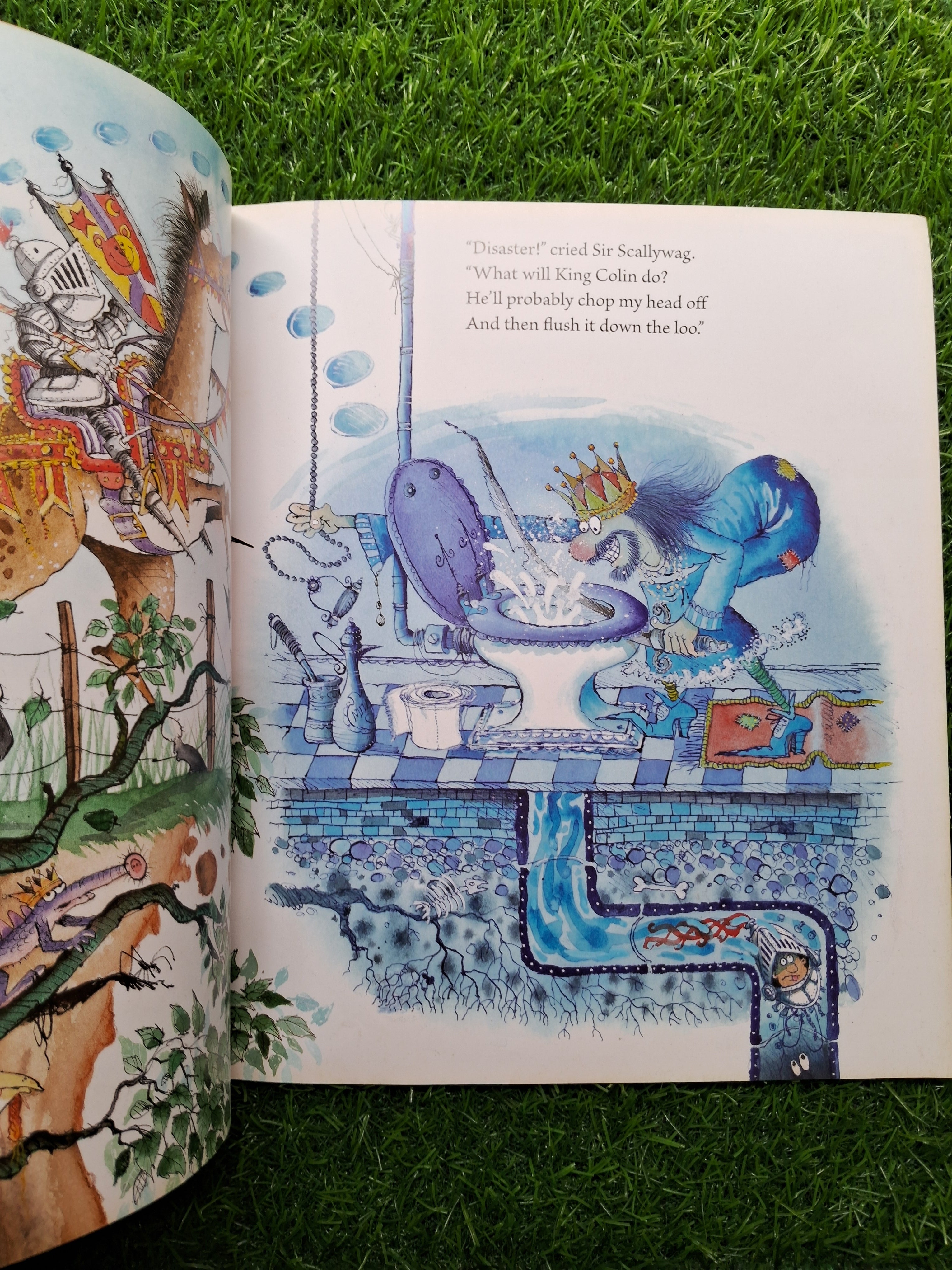Sir scallywag and the golden underpants -  Very Good Condition Paperback