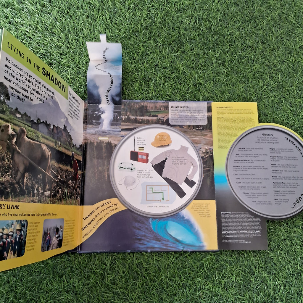 Look inside volcano - Excellent Condition Flap/PopUp Book