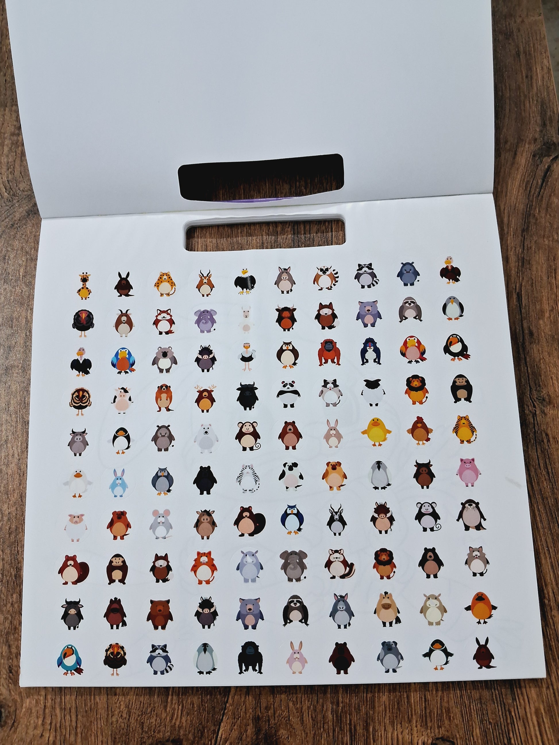 Animals and Birds Colouring Pad (100 Stickers included)