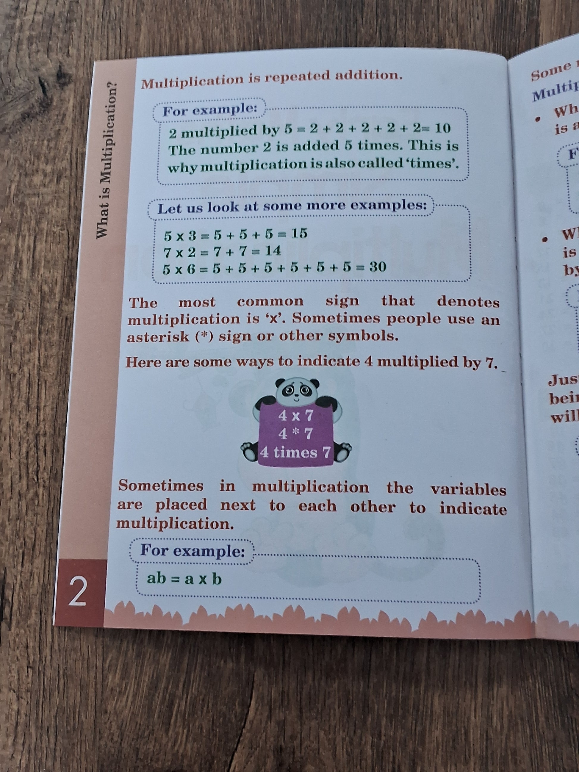 Simple Multiplication - Maths Activity