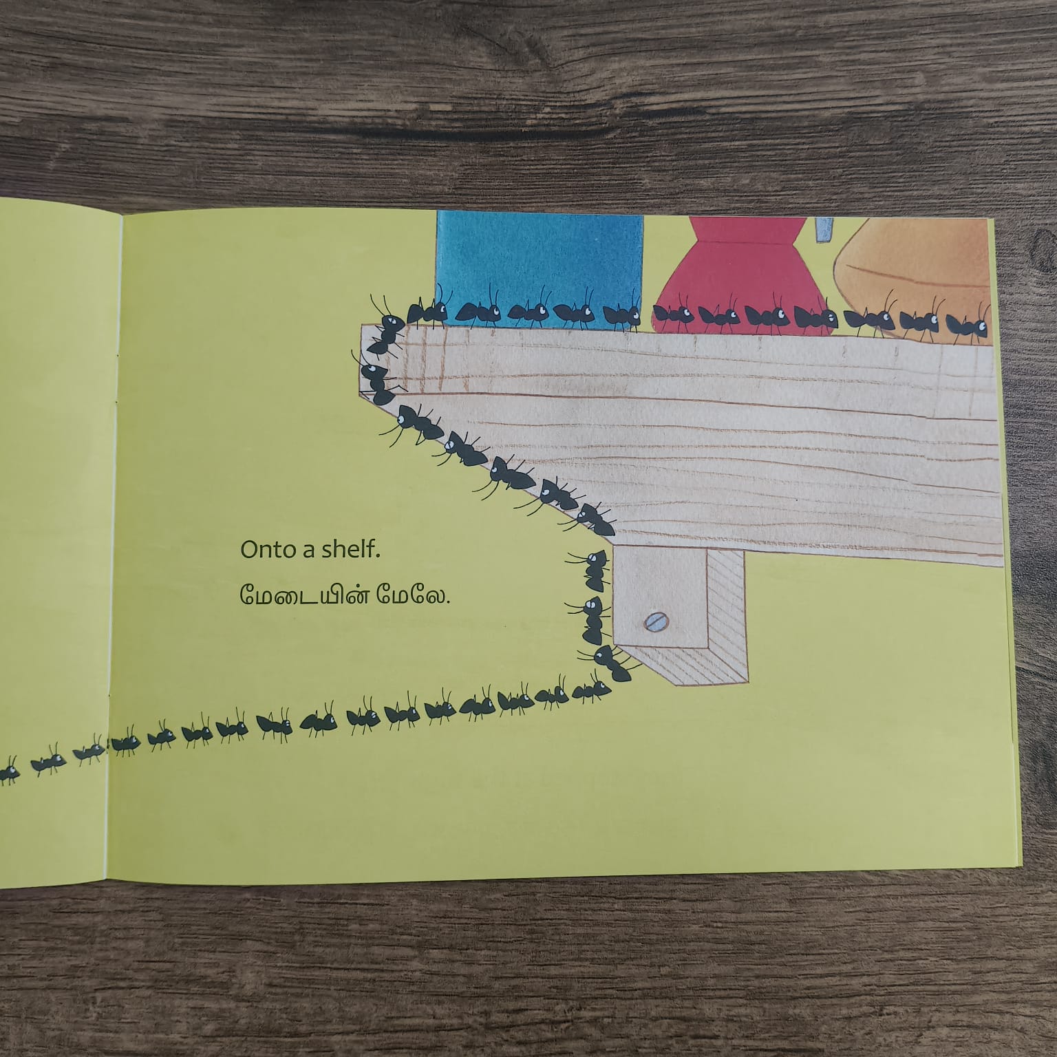 Follow the Ants - English Tamil Bilingual Early Learning Book