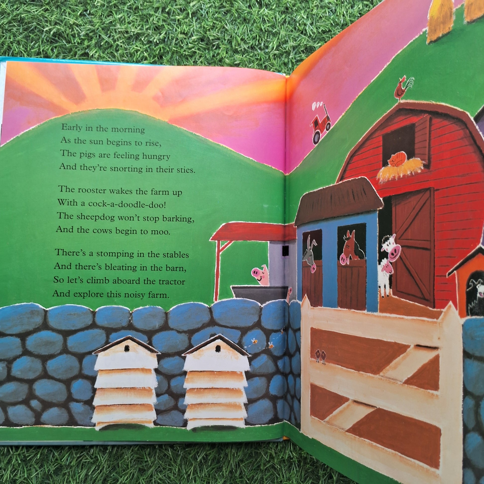Cock a doodle door farmyard hullabaloo - Very Good Condition Hardcover