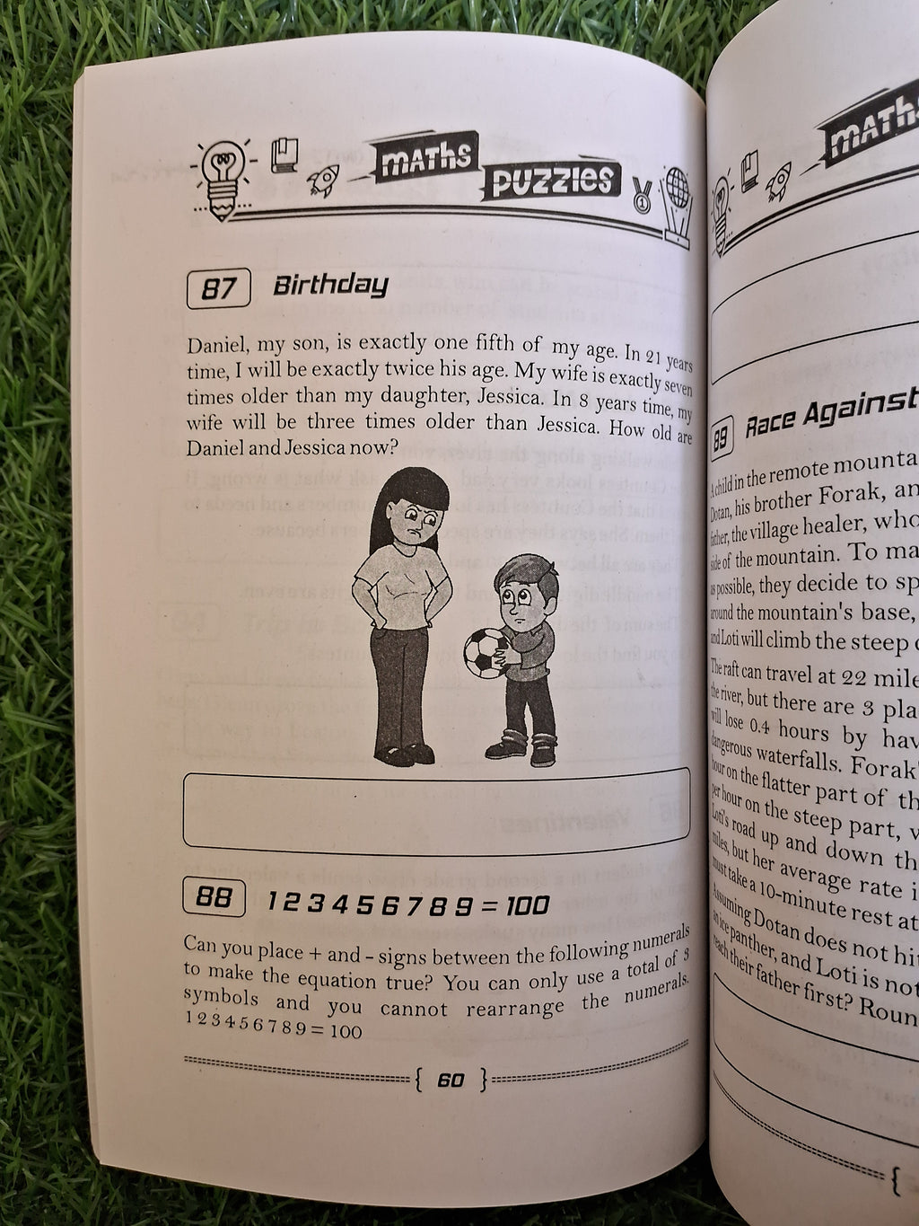 Maths puzzles - Challenging Books