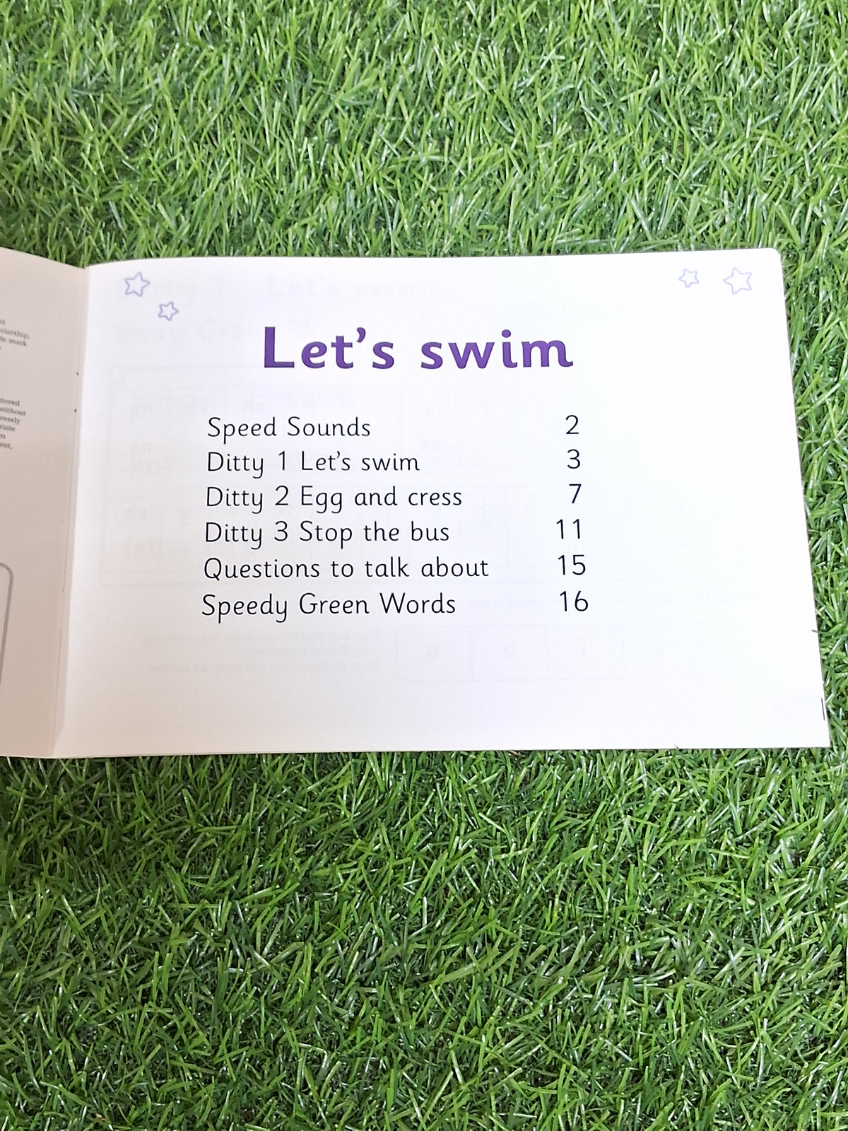 Phonics - Let's swim -  Very Good Condition Paperback